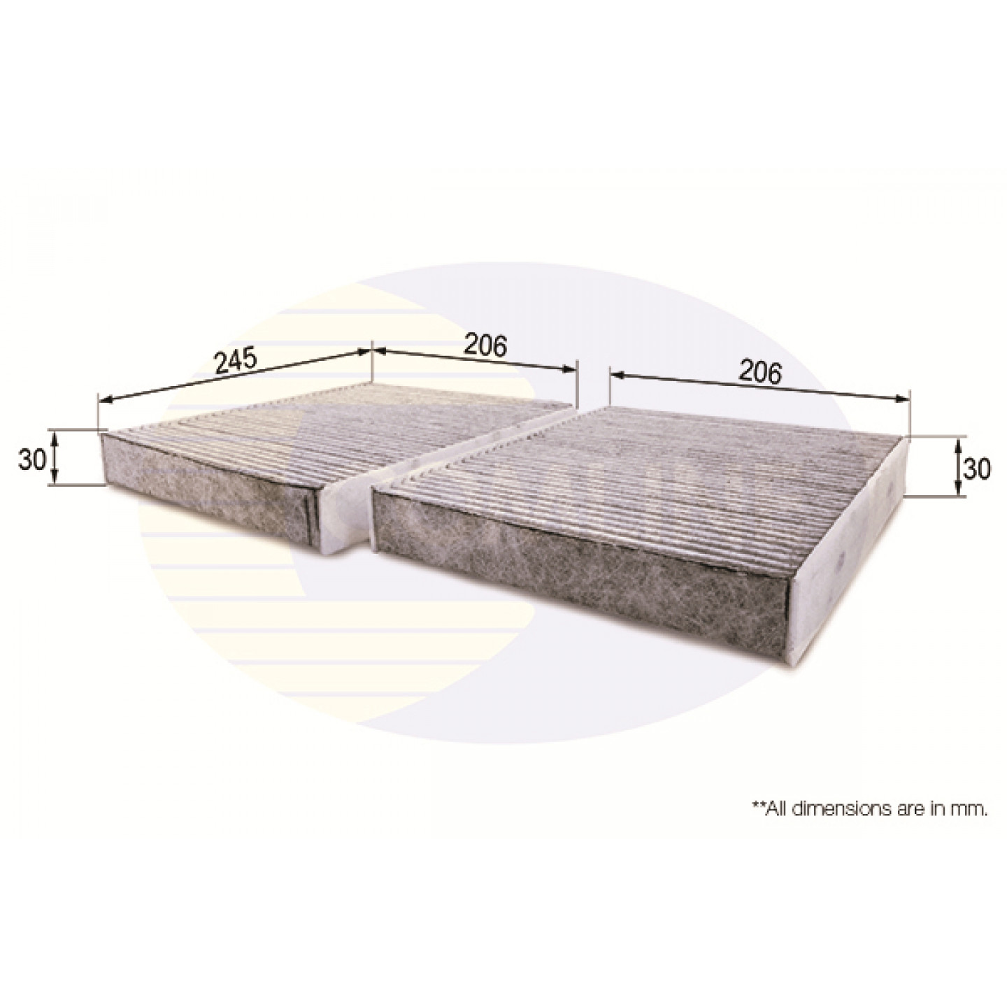 Filtro, aire habitáculo COMLINE EKF320A