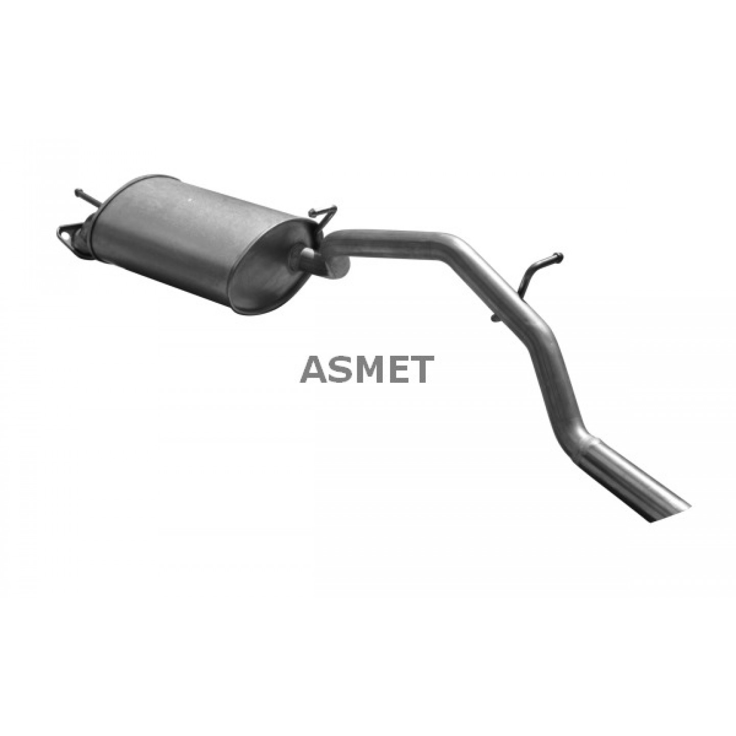 Silenziatore posteriore ASMET 25.019