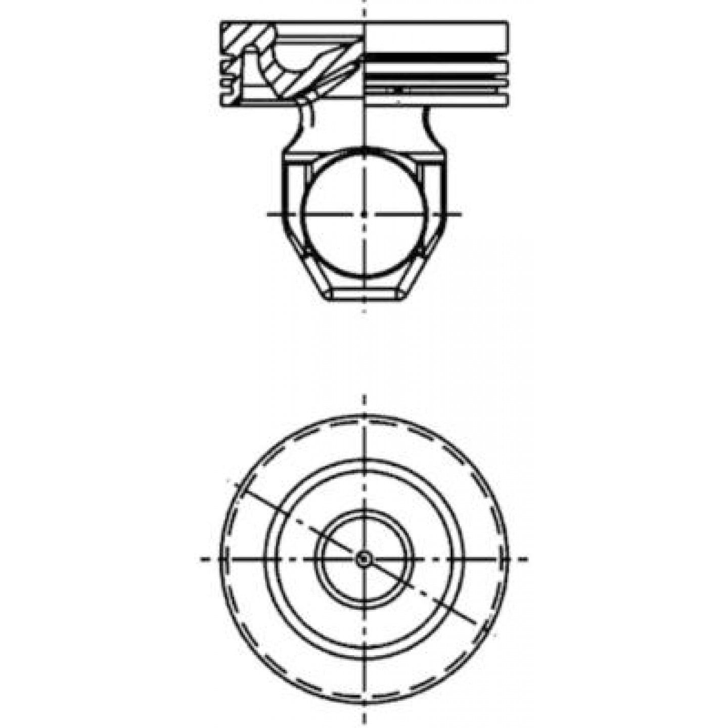 Piston KOLBENSCHMIDT 40338600