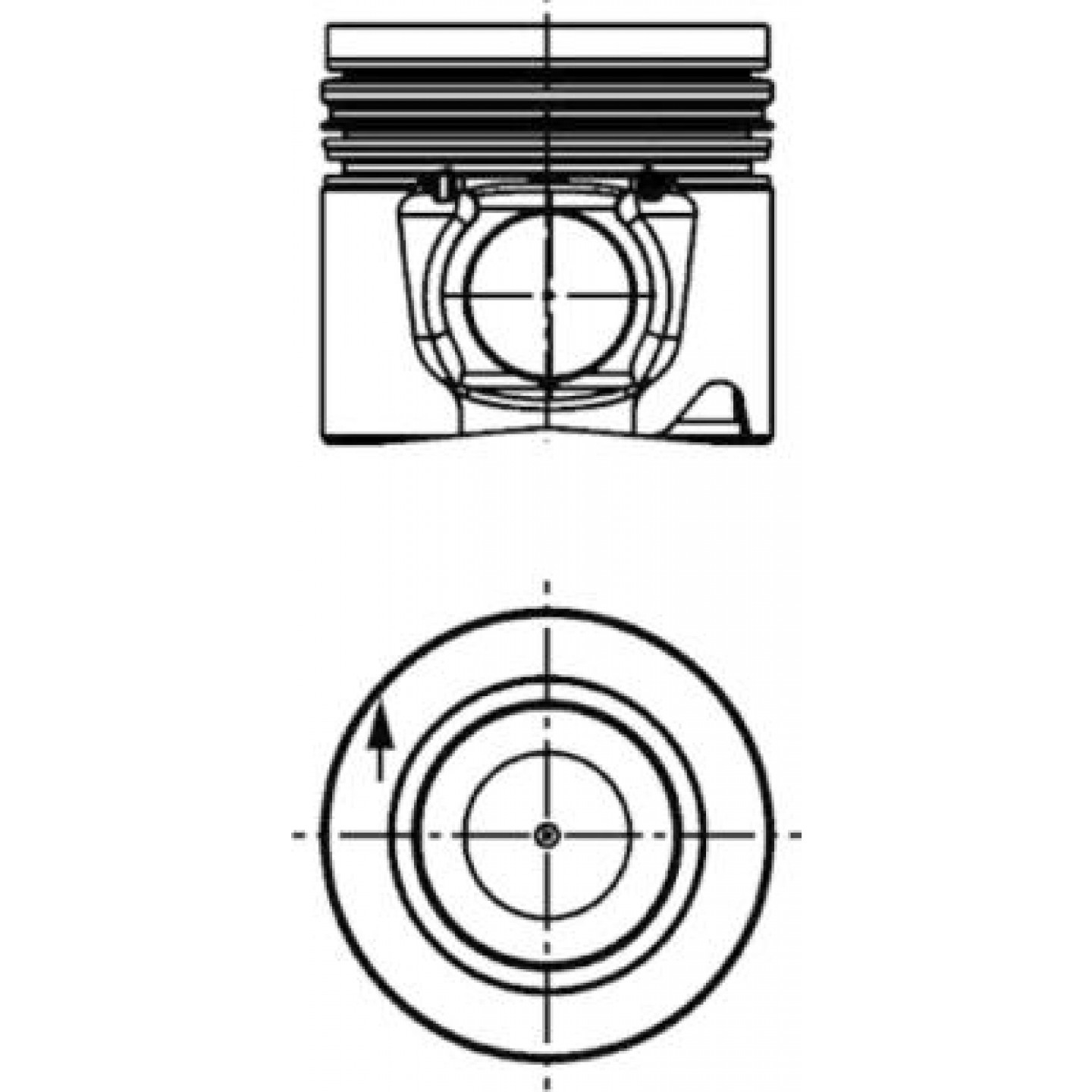 Piston KOLBENSCHMIDT 40652610