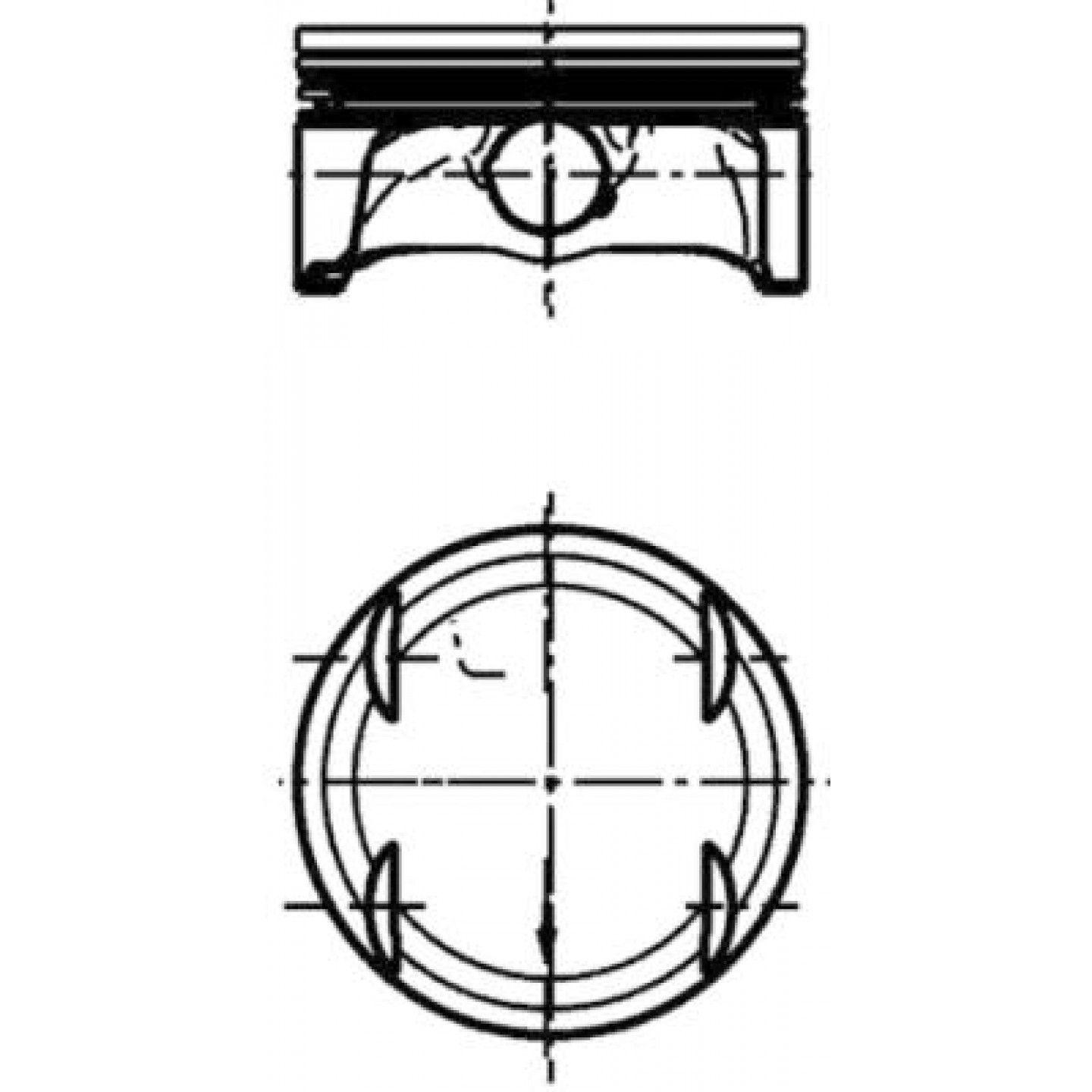 Piston KOLBENSCHMIDT 40348600