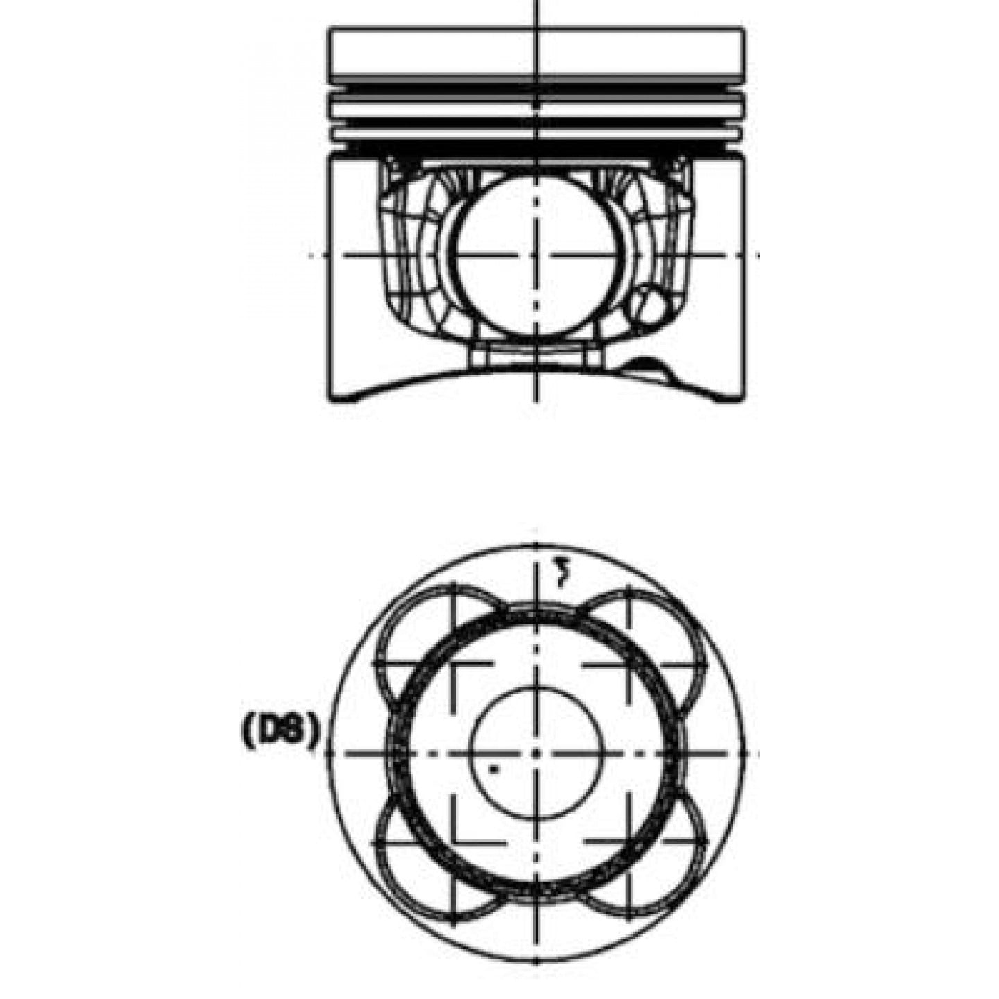 Piston KOLBENSCHMIDT 40476600