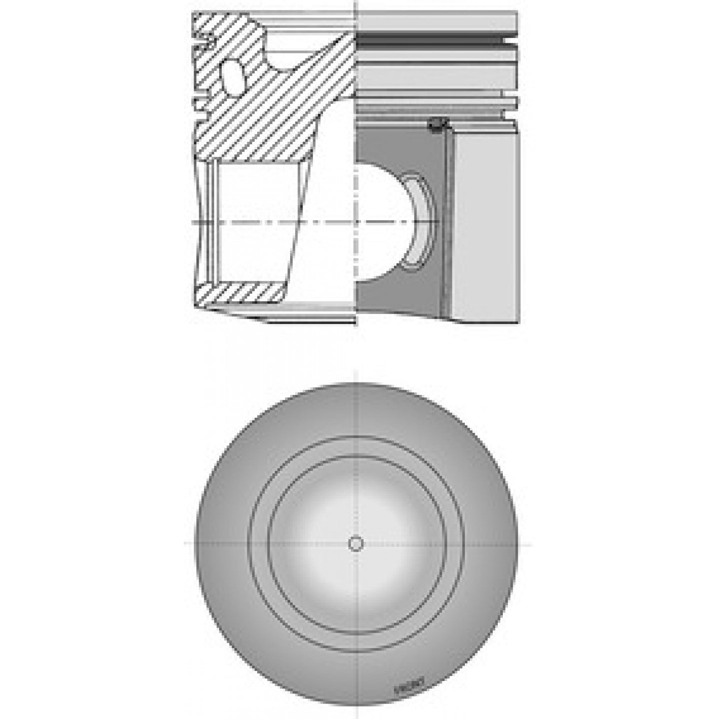 Piston KOLBENSCHMIDT 41541600