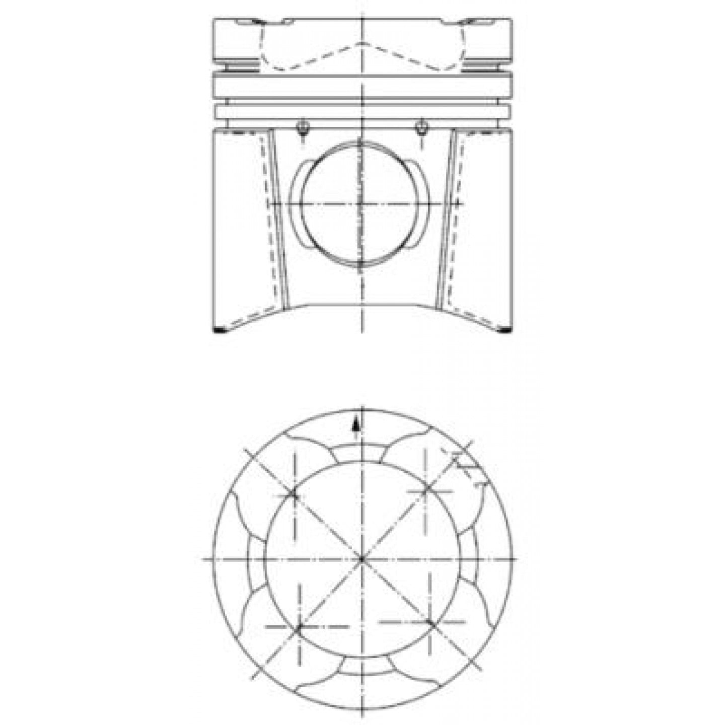 Piston KOLBENSCHMIDT 94846600