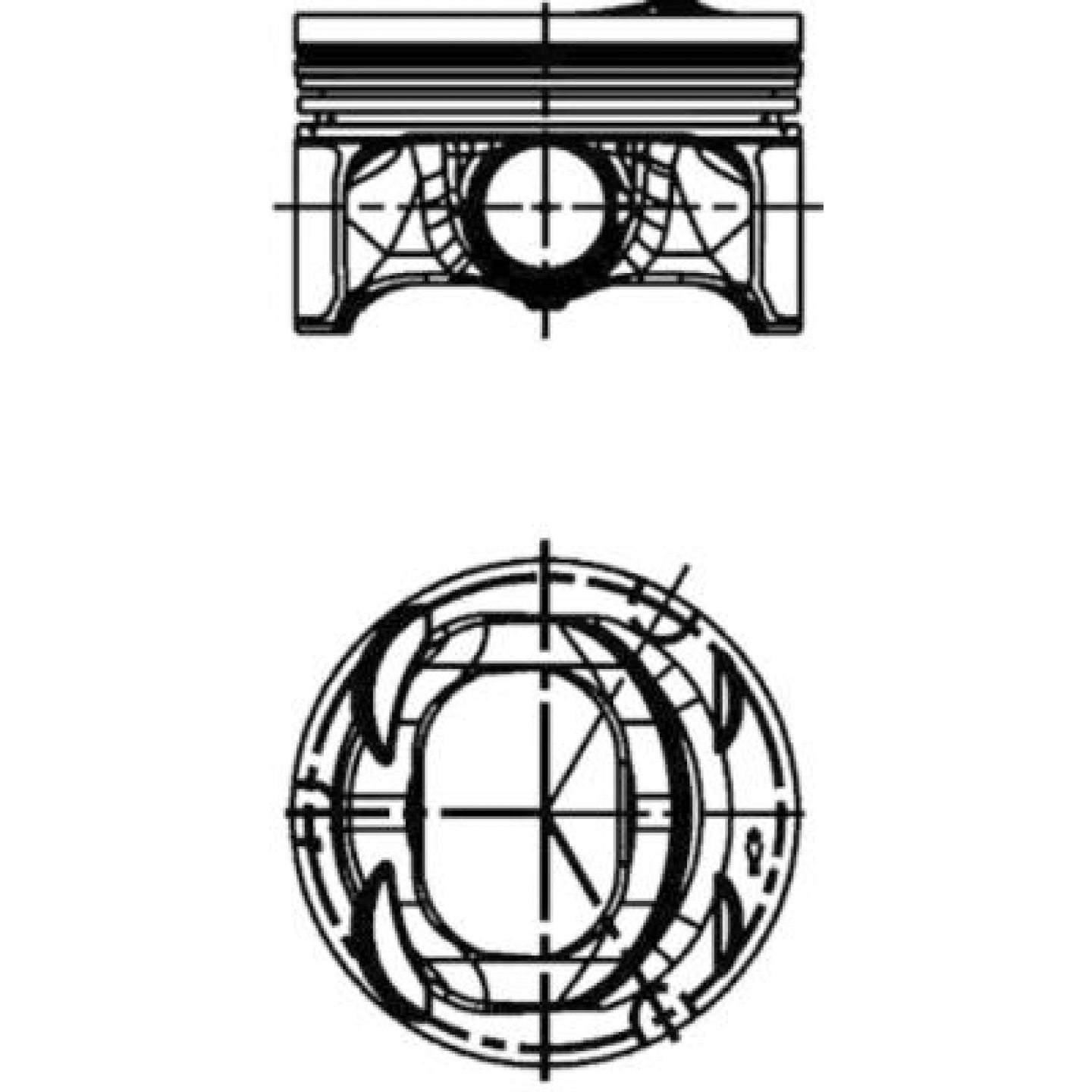 Piston KOLBENSCHMIDT 40477600