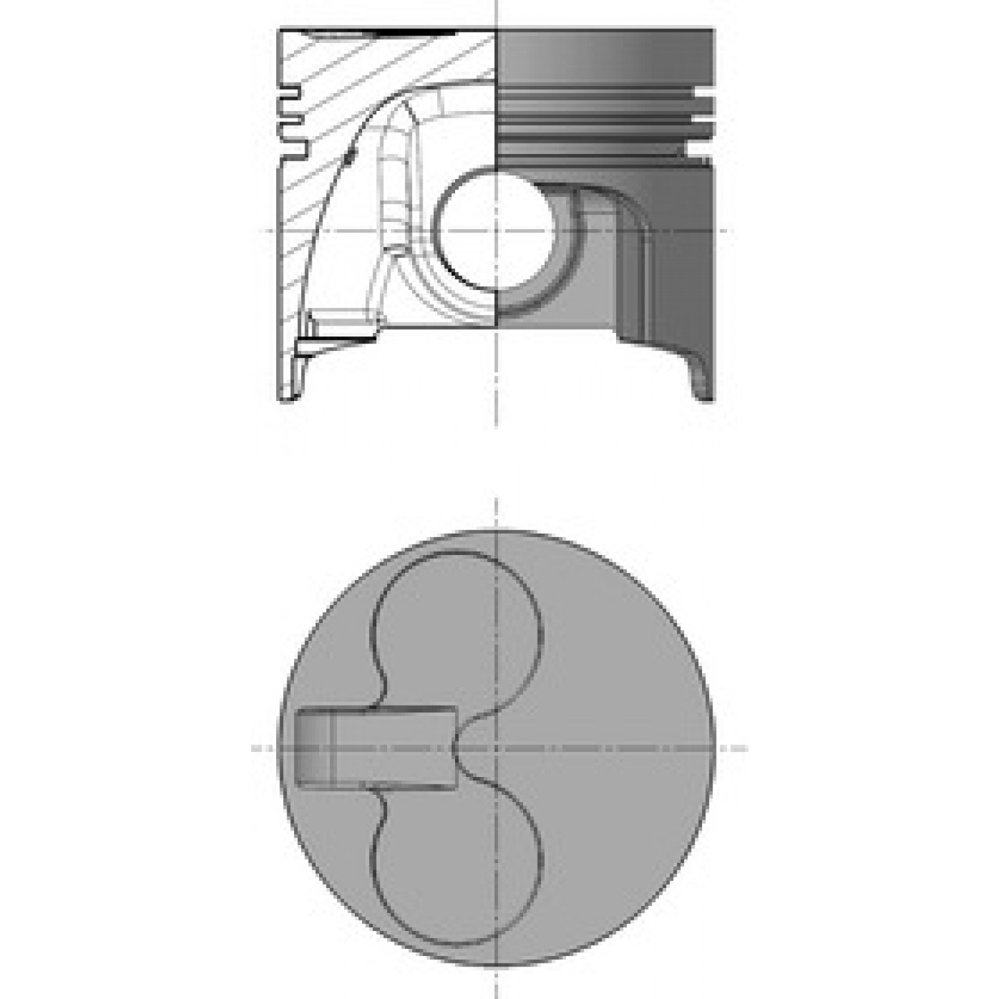 Piston KOLBENSCHMIDT 41528600