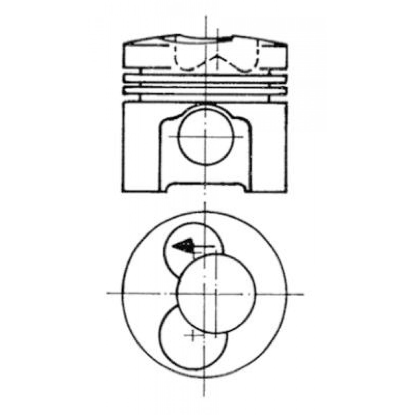 Piston KOLBENSCHMIDT 93472600