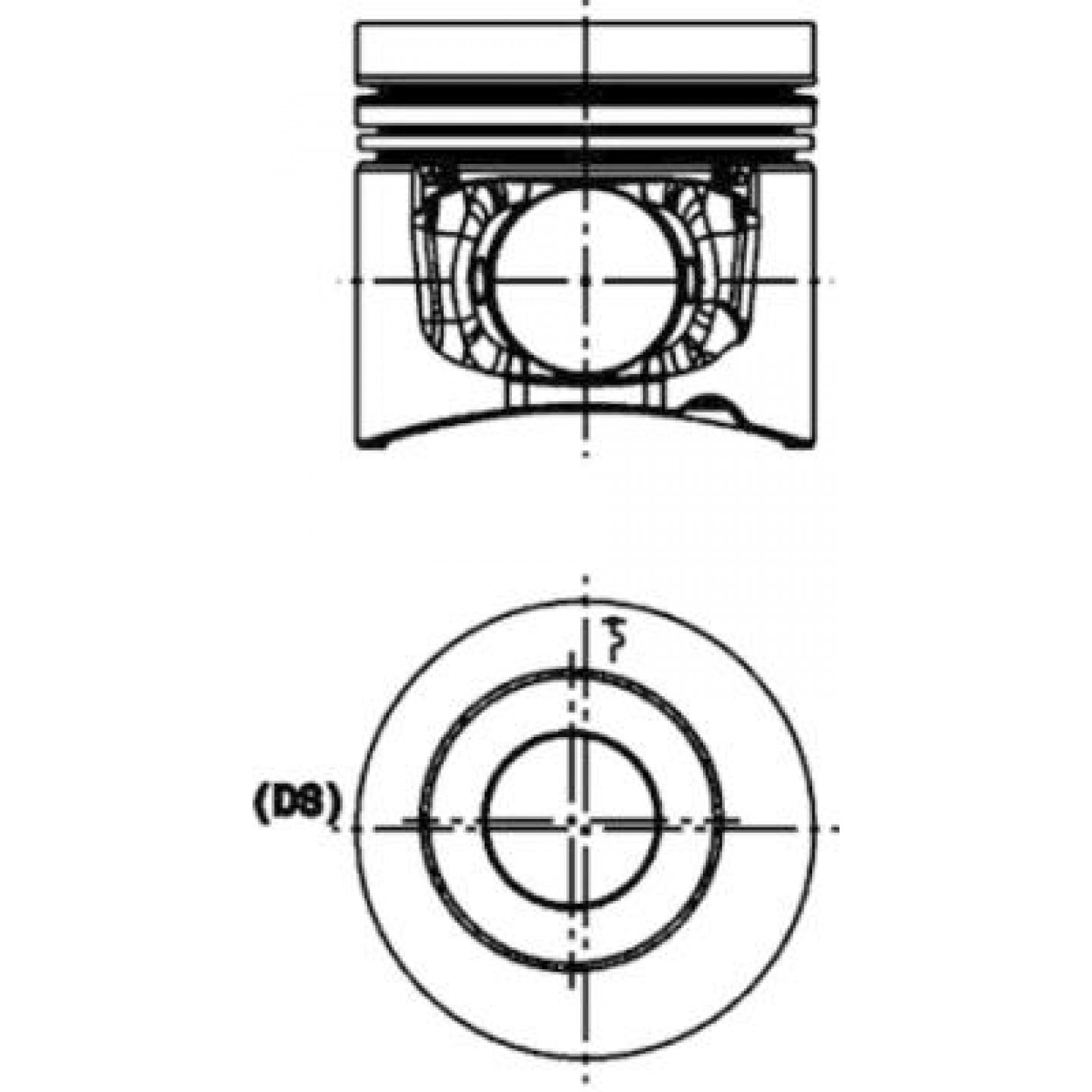 Piston KOLBENSCHMIDT 40440600