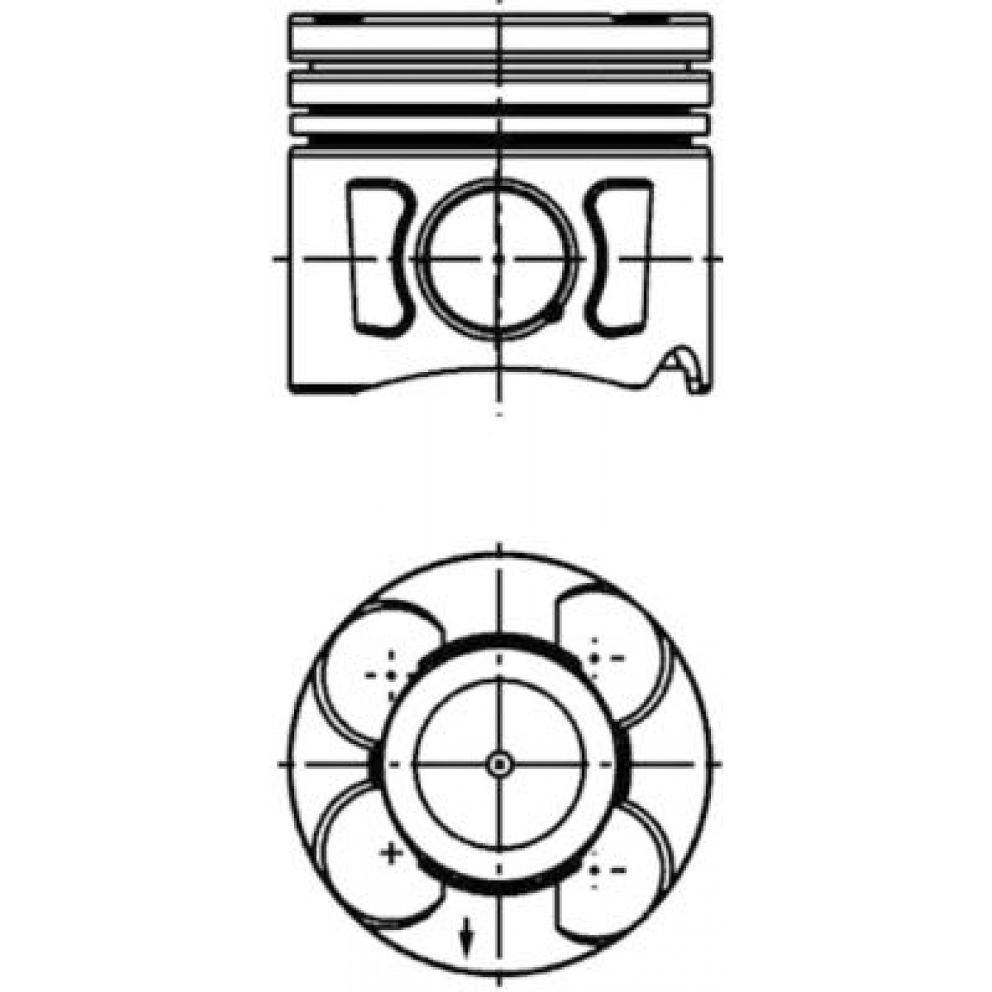 Tłok KOLBENSCHMIDT 41289600