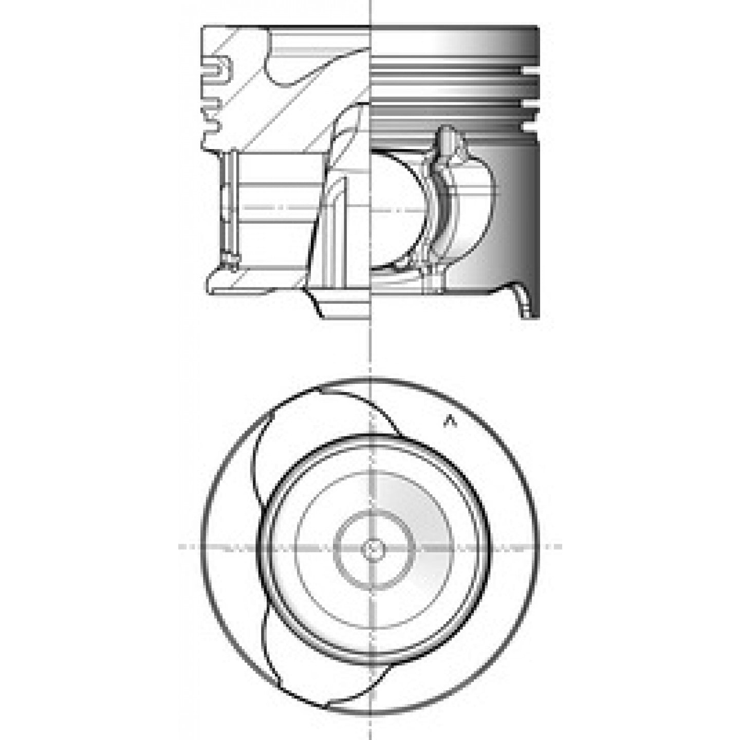 Piston KOLBENSCHMIDT 41813600