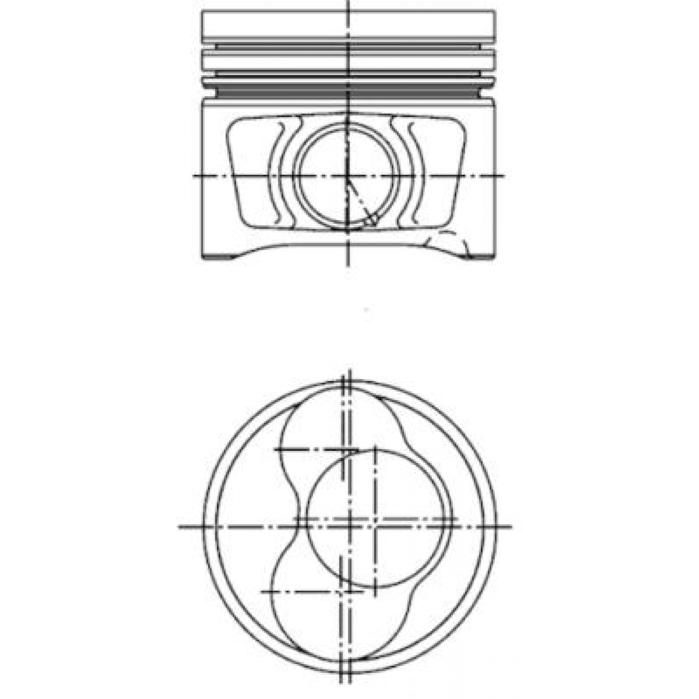 Piston KOLBENSCHMIDT 40409620