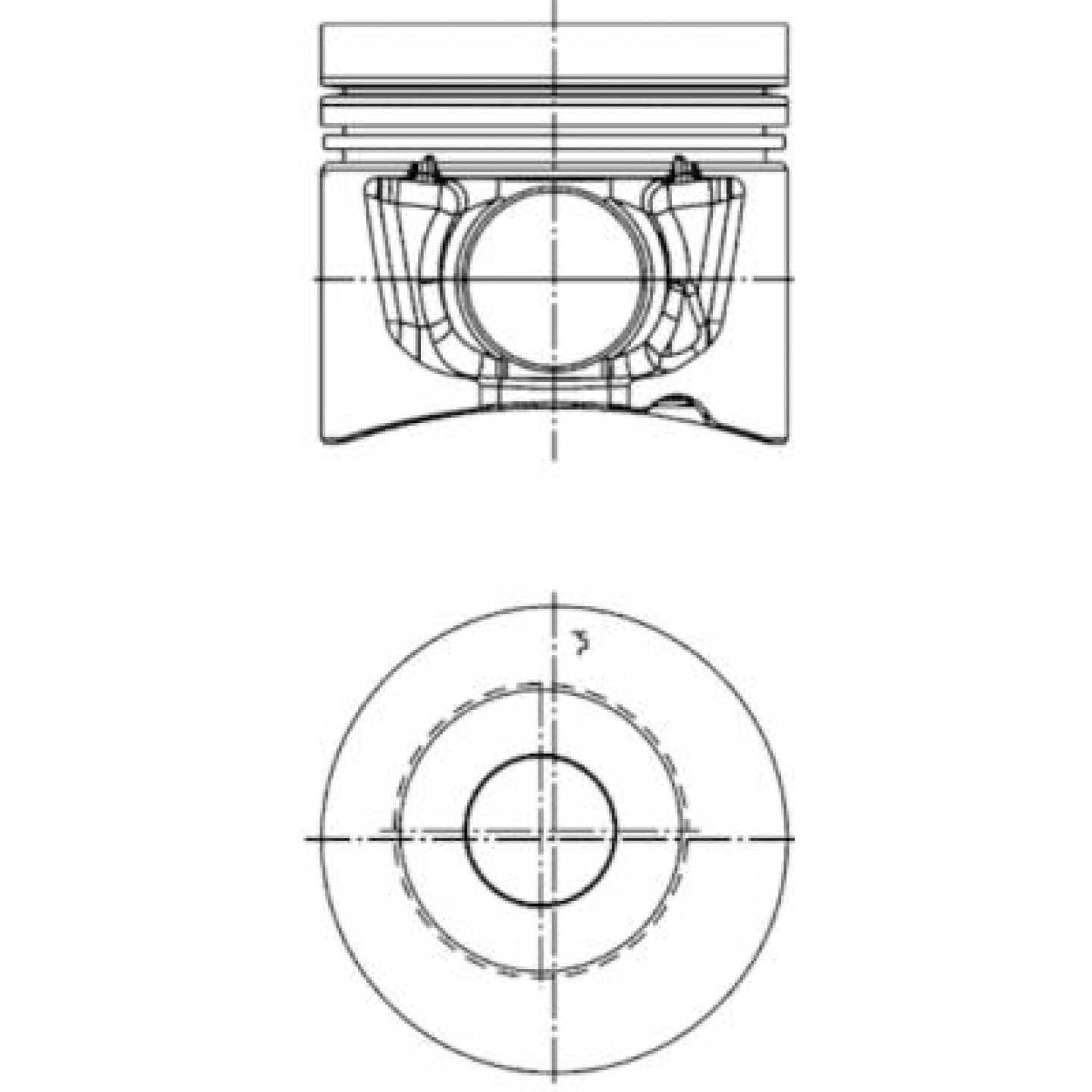 Piston KOLBENSCHMIDT 40289610