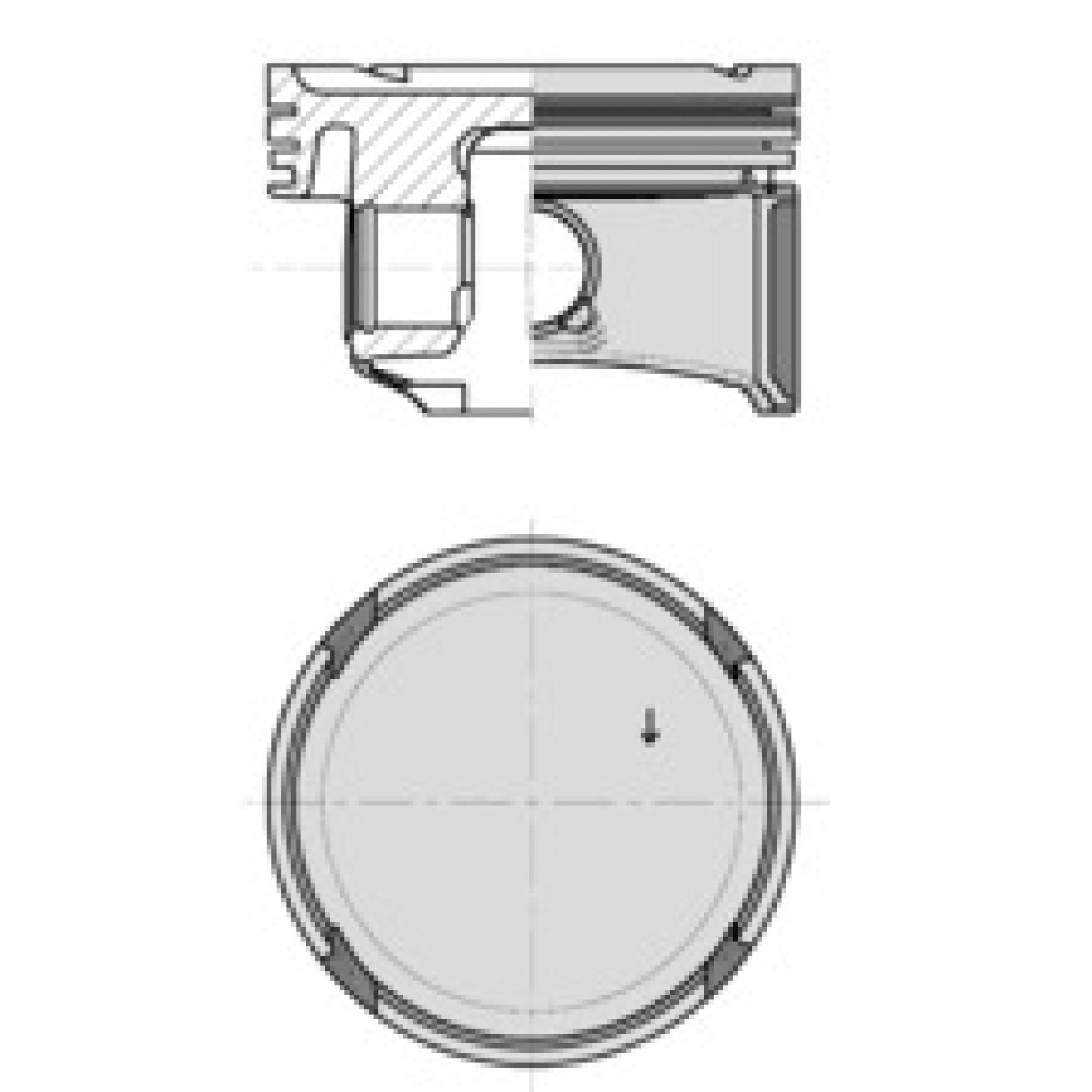 Piston KOLBENSCHMIDT 40795600