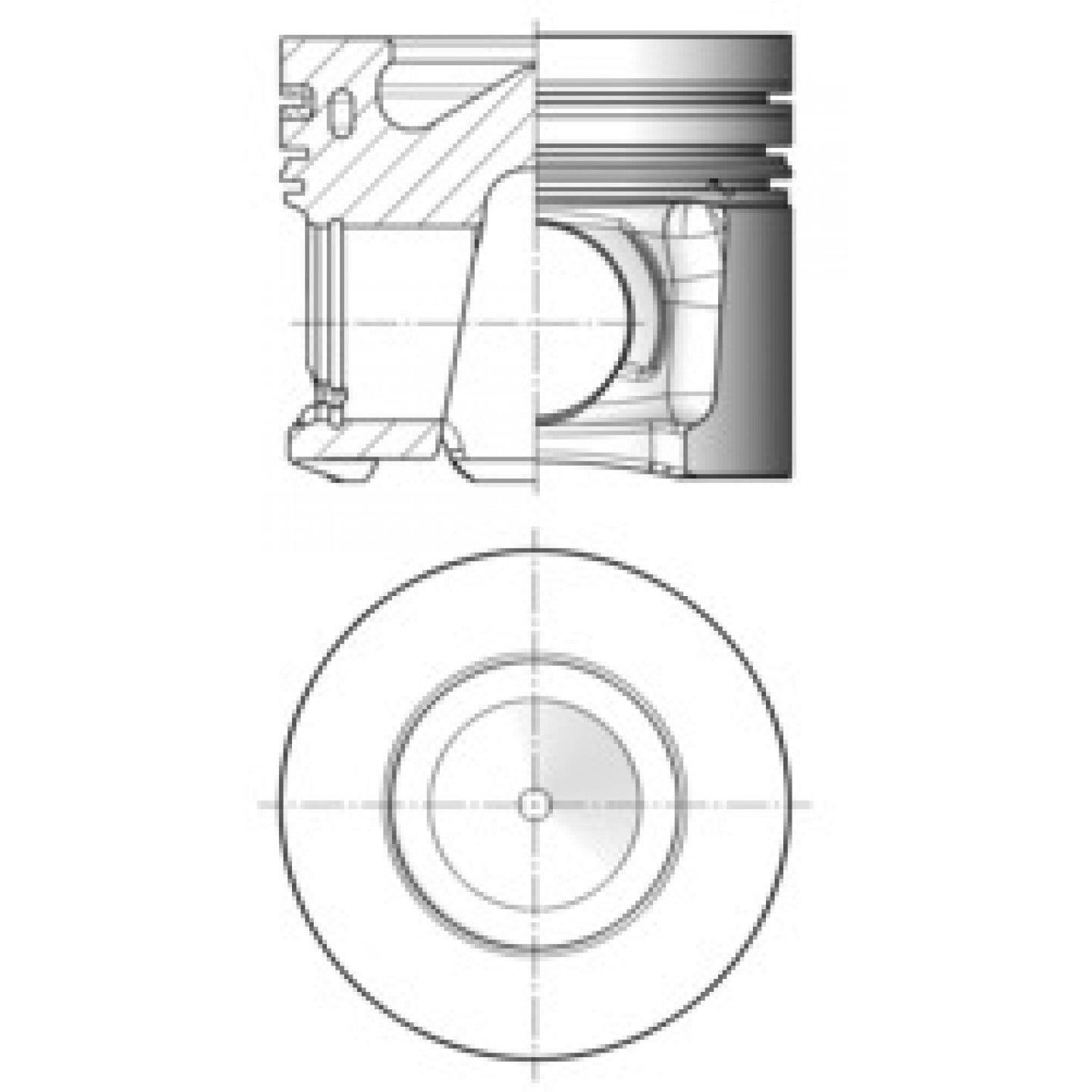 Piston KOLBENSCHMIDT 41493600