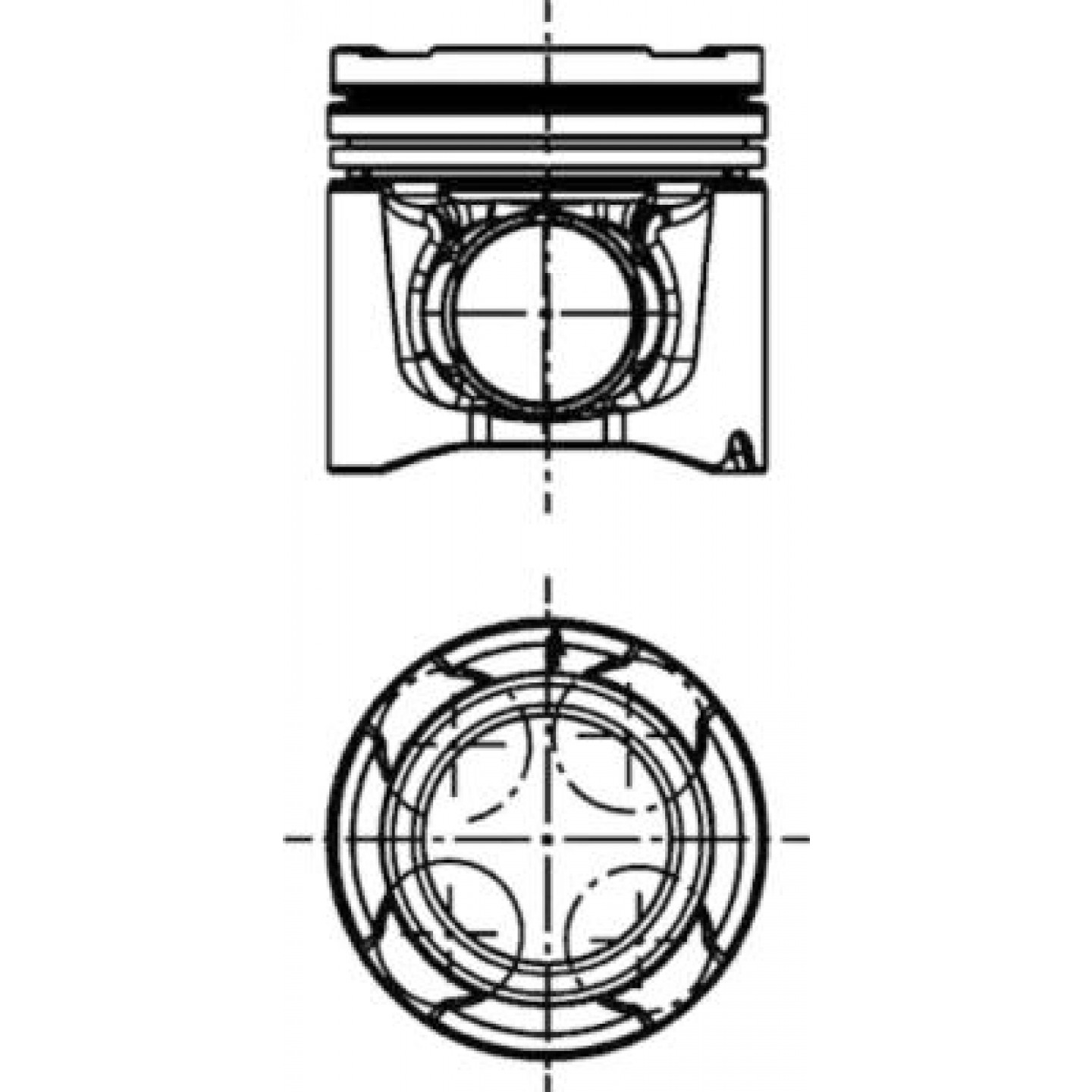 Piston KOLBENSCHMIDT 40528600