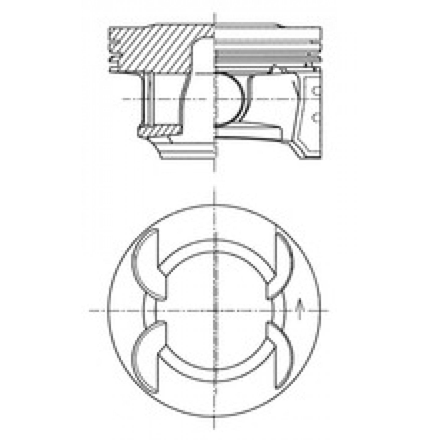 Piston KOLBENSCHMIDT 41492620