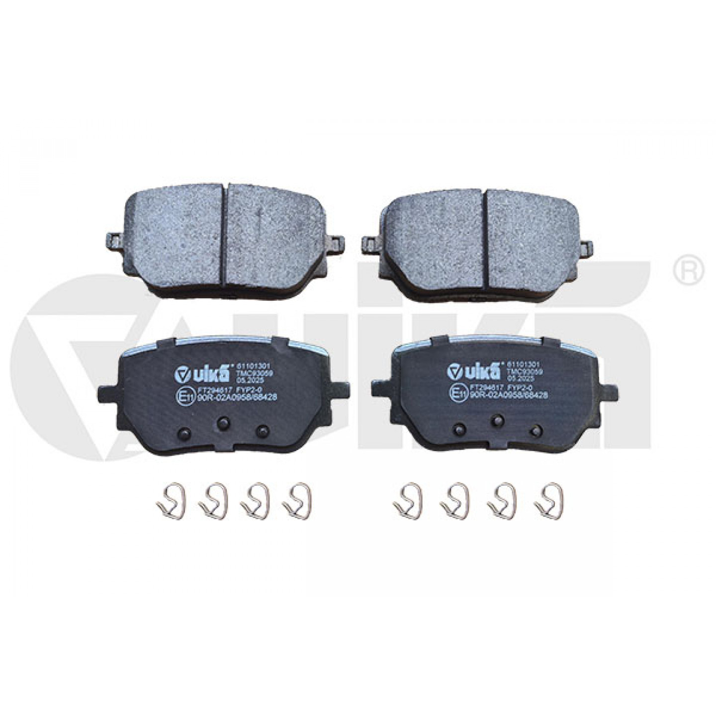Kit de plaquettes de frein, frein à disque VIKA 61101301
