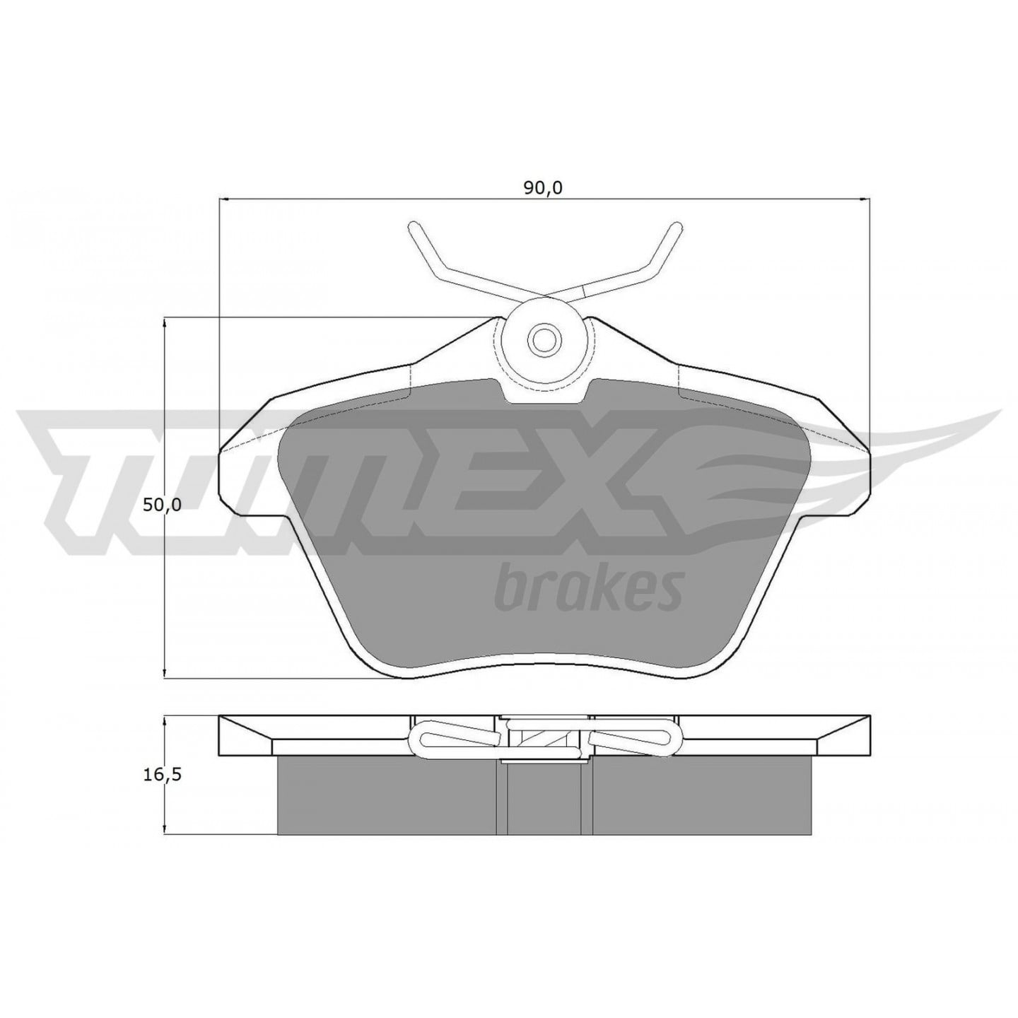 Bremseklodser TOMEX Brakes TX 12-68