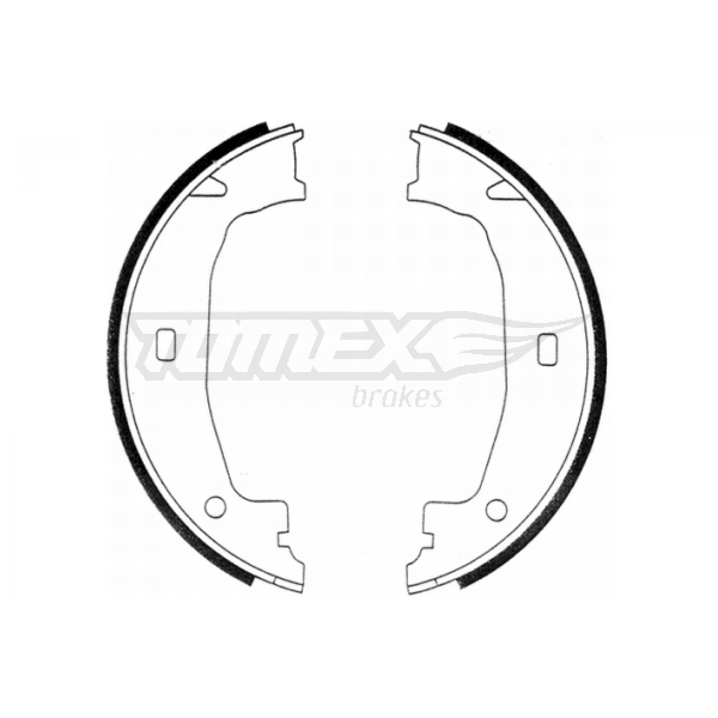 Bremsebakkesæt TOMEX Brakes TX 21-24
