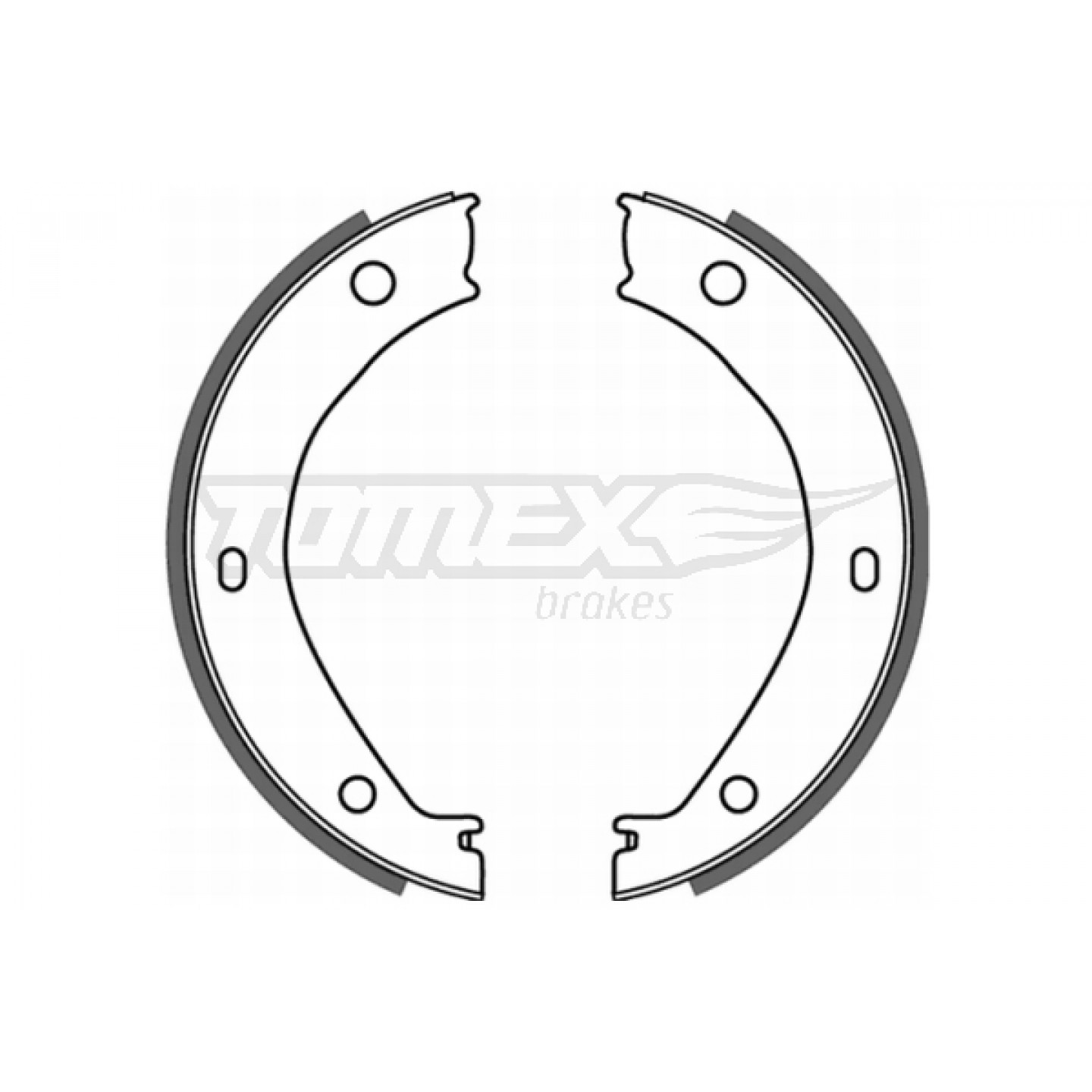 Sada brzdových čelistí TOMEX Brakes TX 21-26