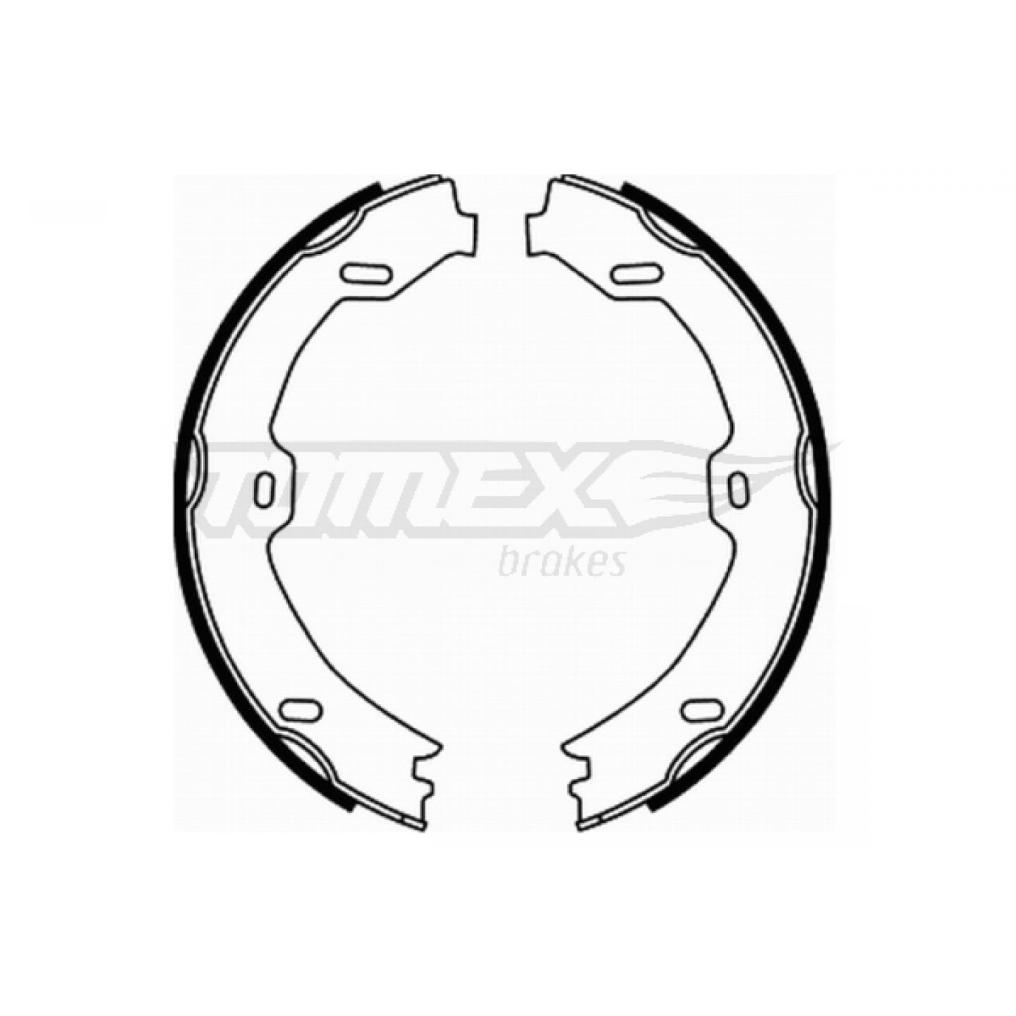 Bremsebakkesæt TOMEX Brakes TX 21-72