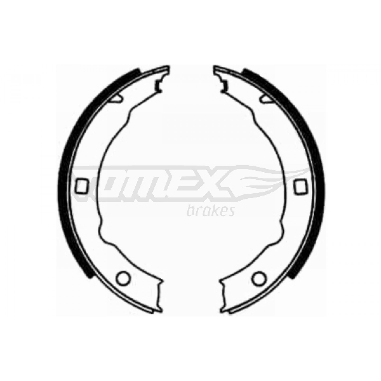 Sada brzdových čelistí TOMEX Brakes TX 21-79