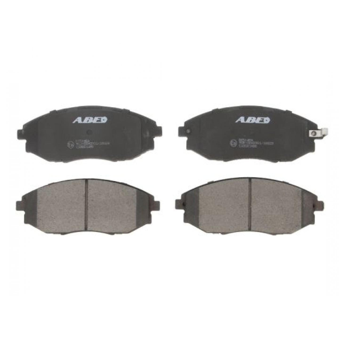 Kit de plaquettes de frein, frein à disque ABE C10021ABE