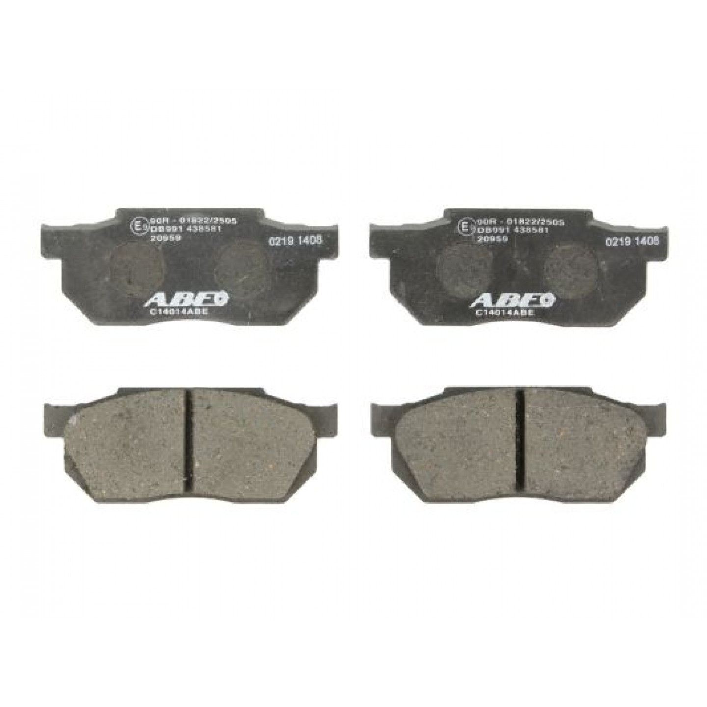 Kit pastiglie freno, Freno a disco ABE C14014ABE