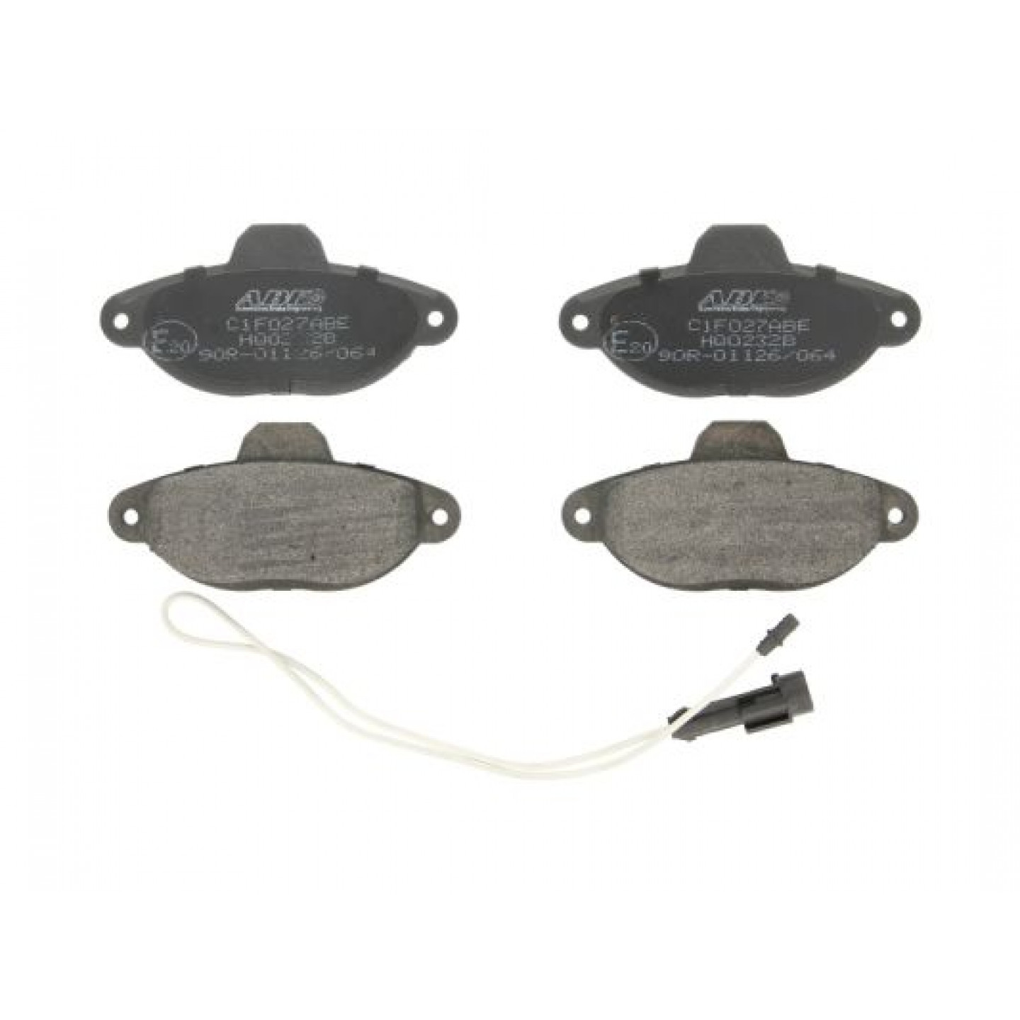 Kit pastiglie freno, Freno a disco ABE C1F027ABE