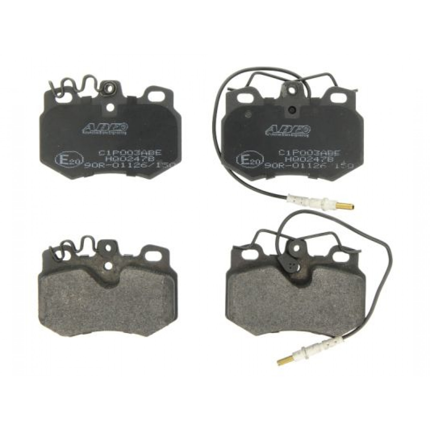 Kit pastiglie freno, Freno a disco ABE C1P003ABE