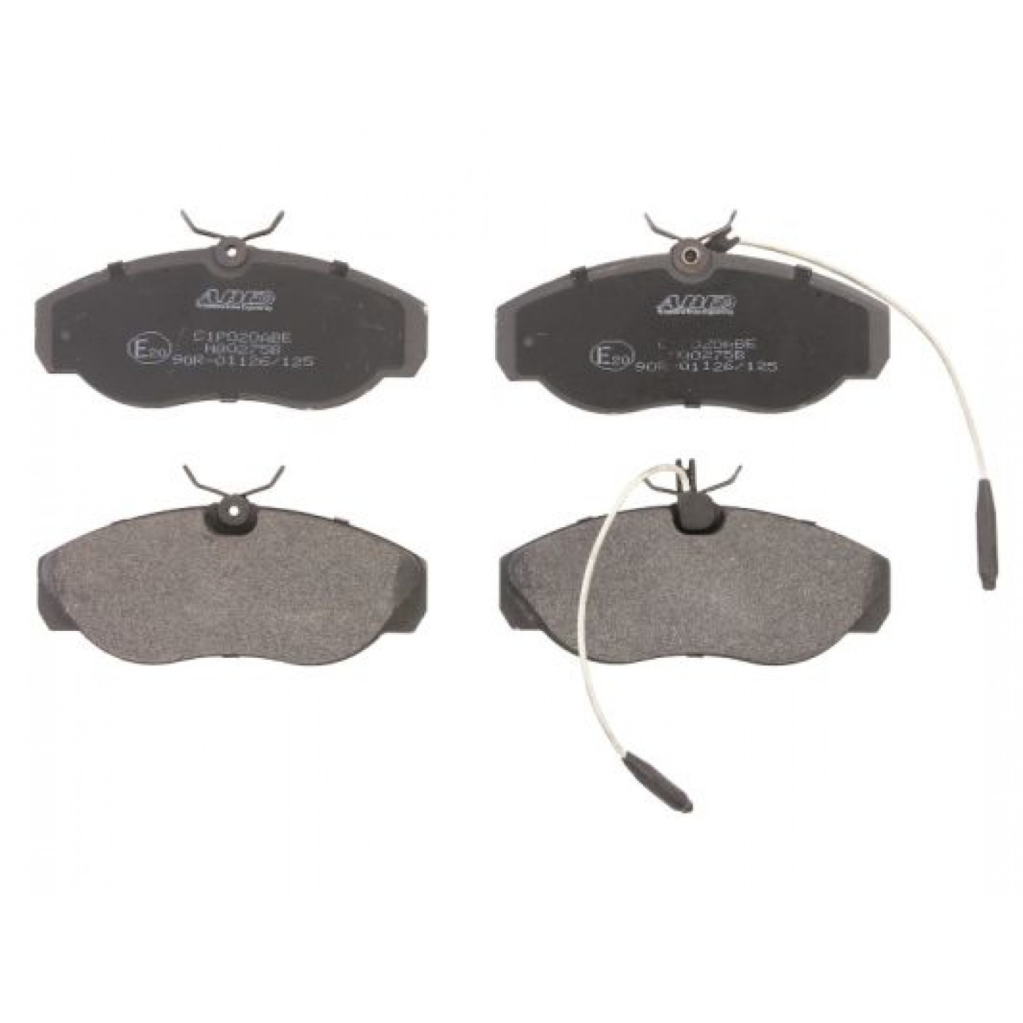Kit de plaquettes de frein, frein à disque ABE C1P020ABE