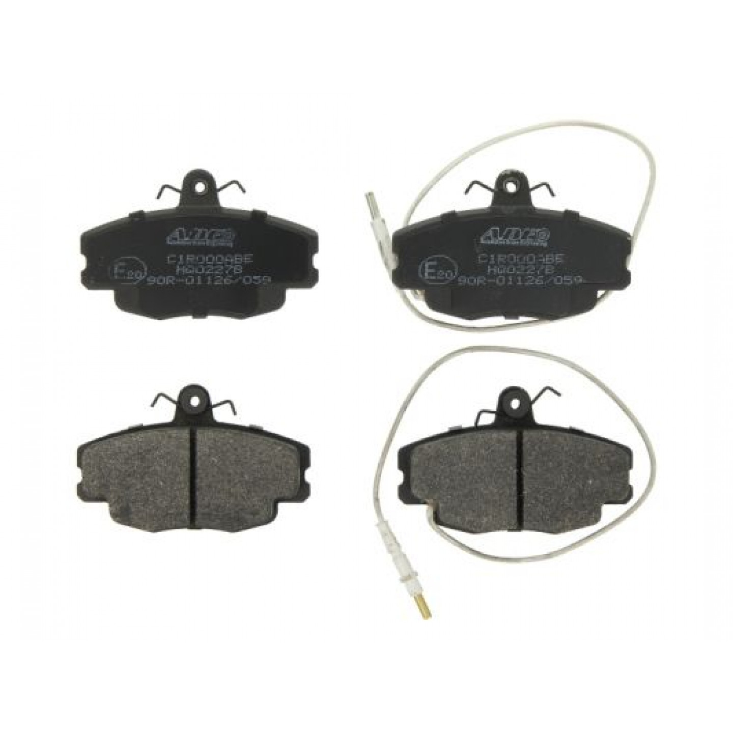 Kit de plaquettes de frein, frein à disque ABE C1R000ABE