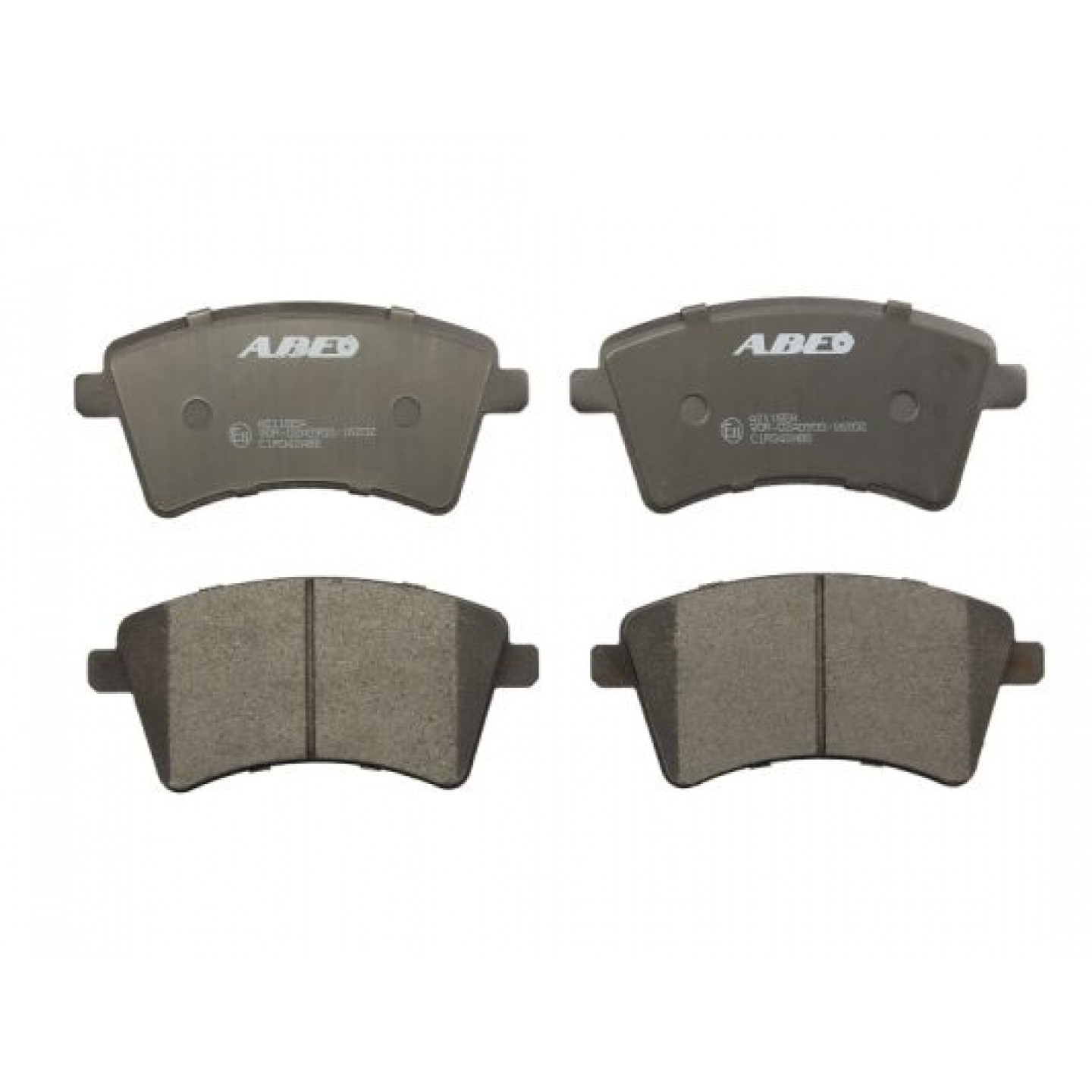 Kit de plaquettes de frein, frein à disque ABE C1R042ABE