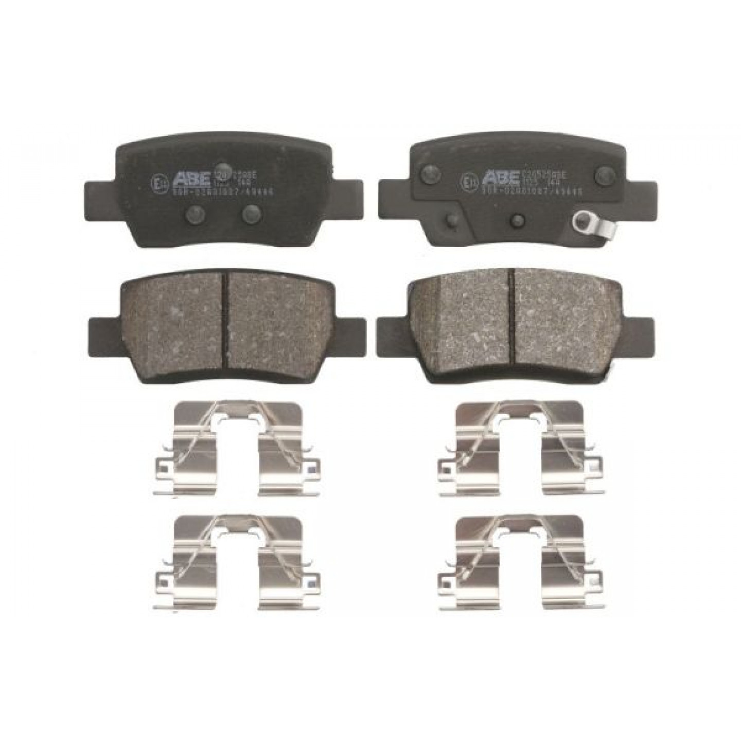 Kit de plaquettes de frein, frein à disque ABE C20525ABE