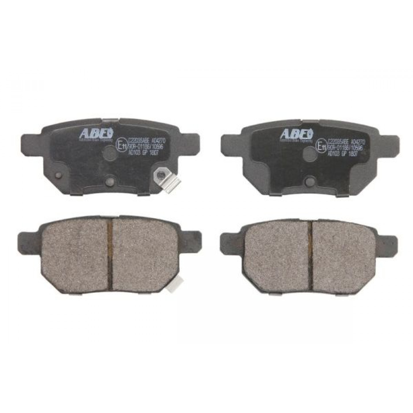 Kit de plaquettes de frein, frein à disque ABE C22035ABE