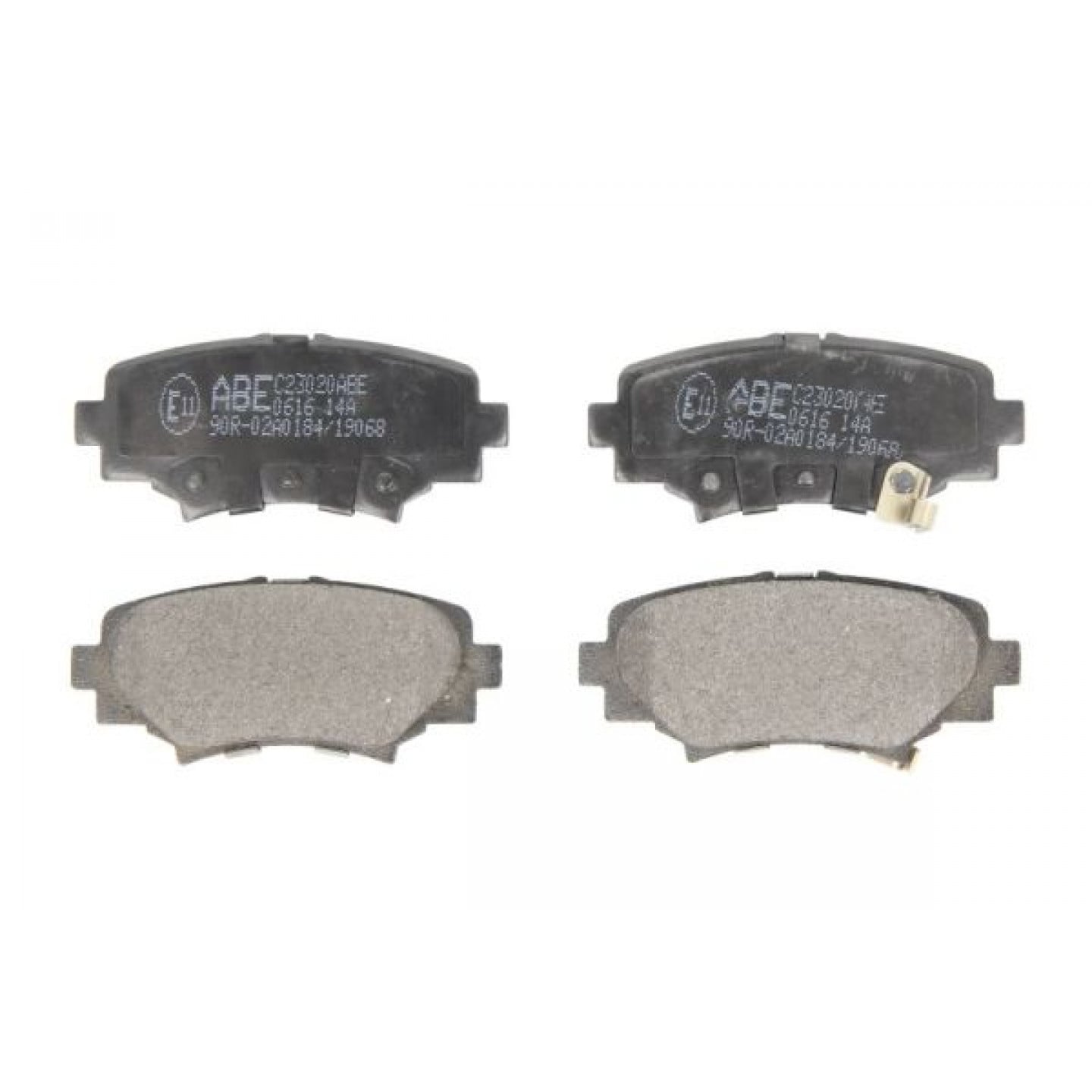 Kit de plaquettes de frein, frein à disque ABE C23020ABE