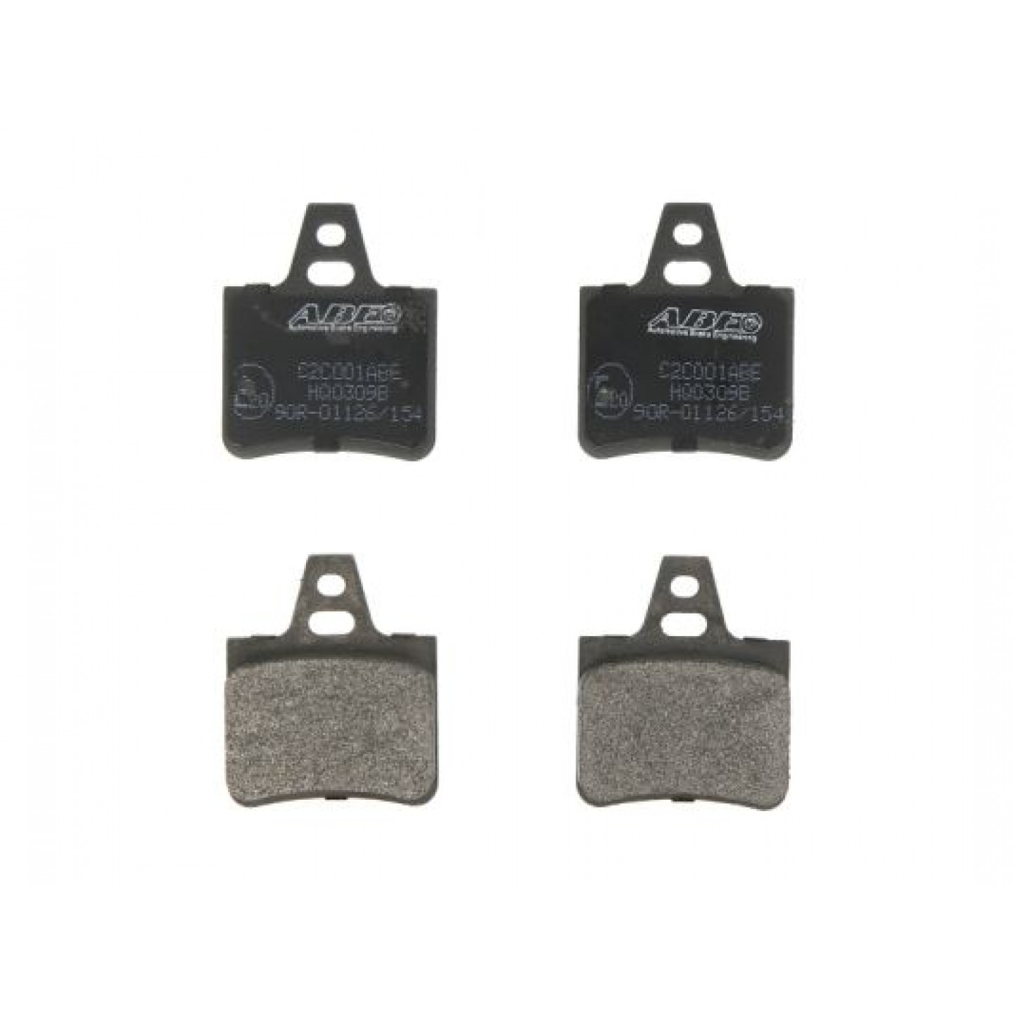 Kit de plaquettes de frein, frein à disque ABE C2C001ABE