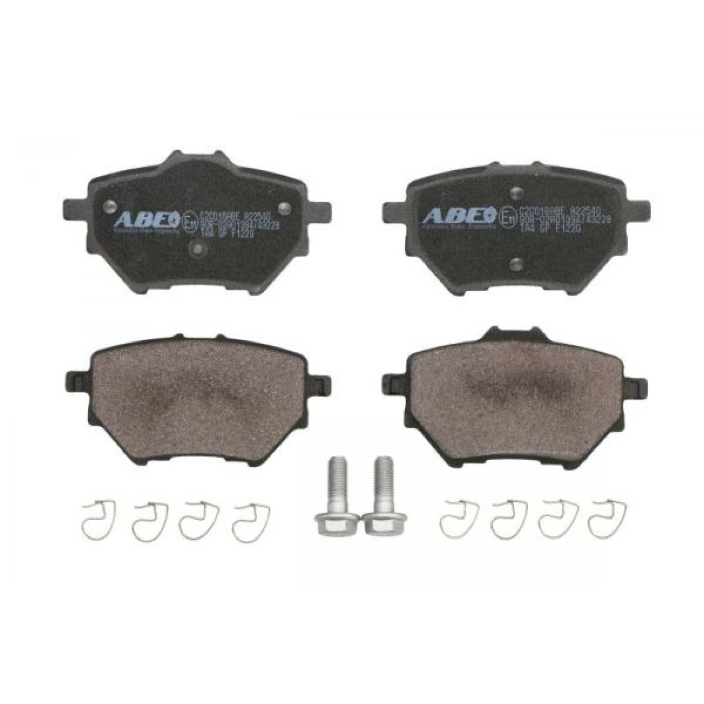 Kit de plaquettes de frein, frein à disque ABE C2C016ABE