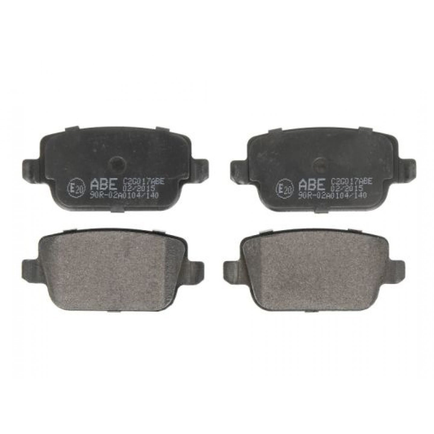 Kit de plaquettes de frein, frein à disque ABE C2G017ABE