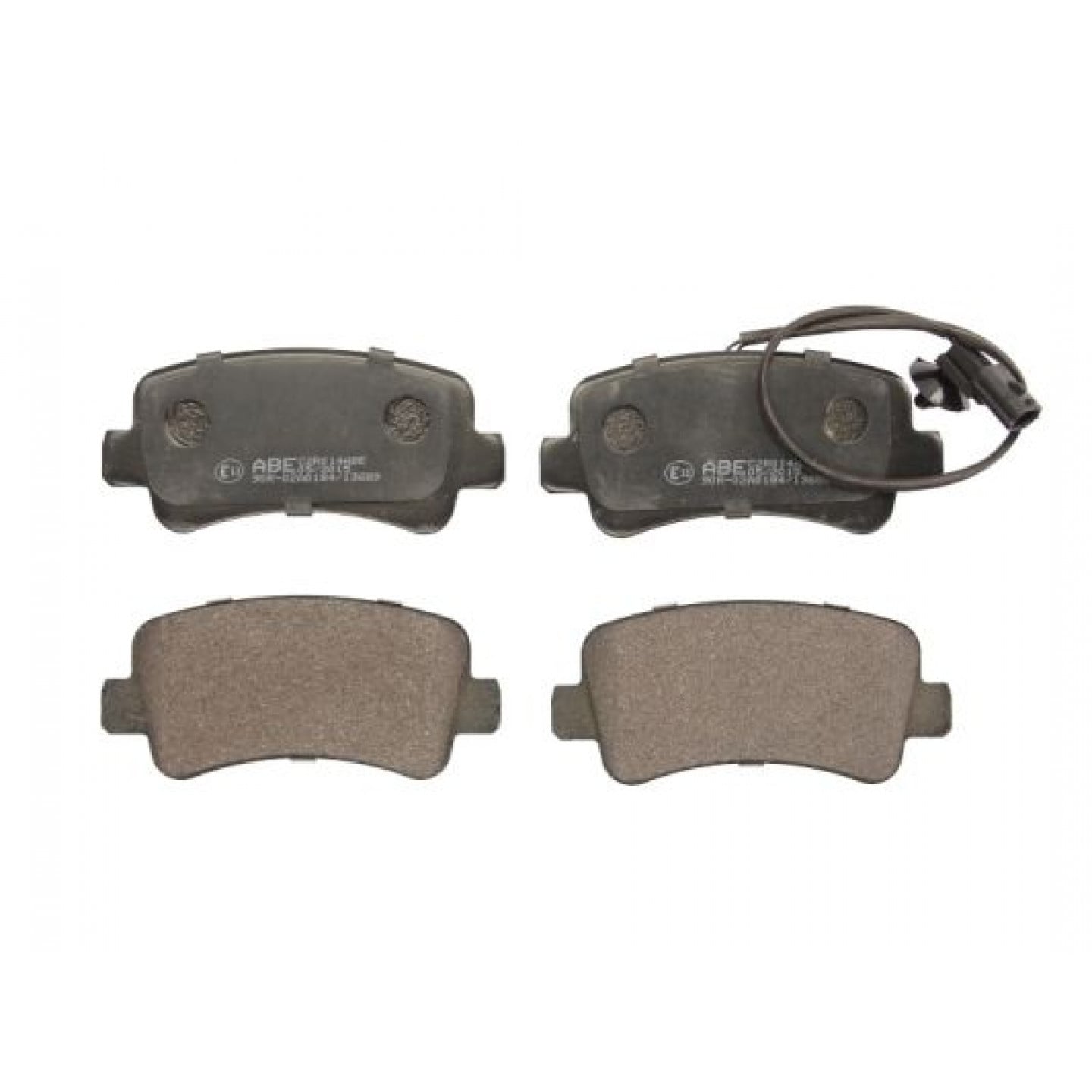 Kit de plaquettes de frein, frein à disque ABE C2R014ABE