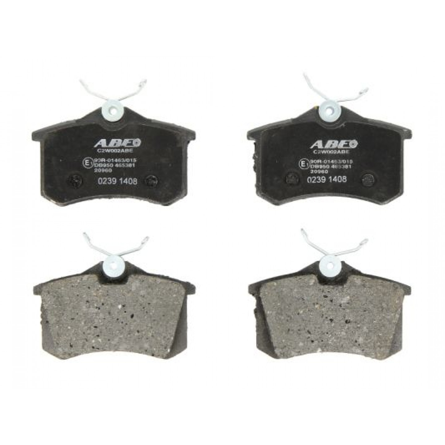 Kit pastiglie freno, Freno a disco ABE C2W002ABE