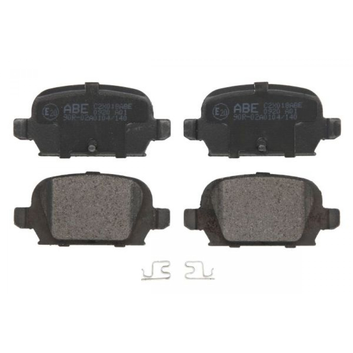 Kit de plaquettes de frein, frein à disque ABE C2X018ABE