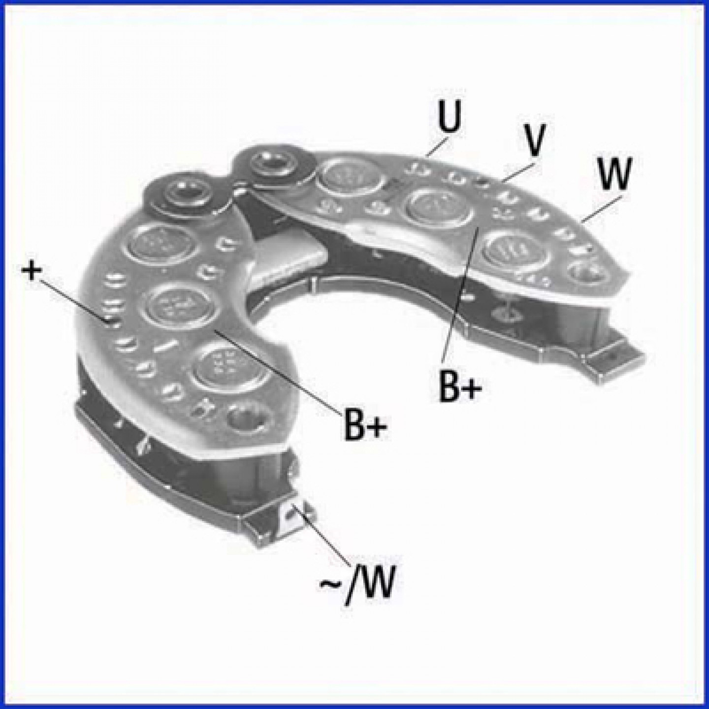 Rectificador, alternador HÜCO 139671