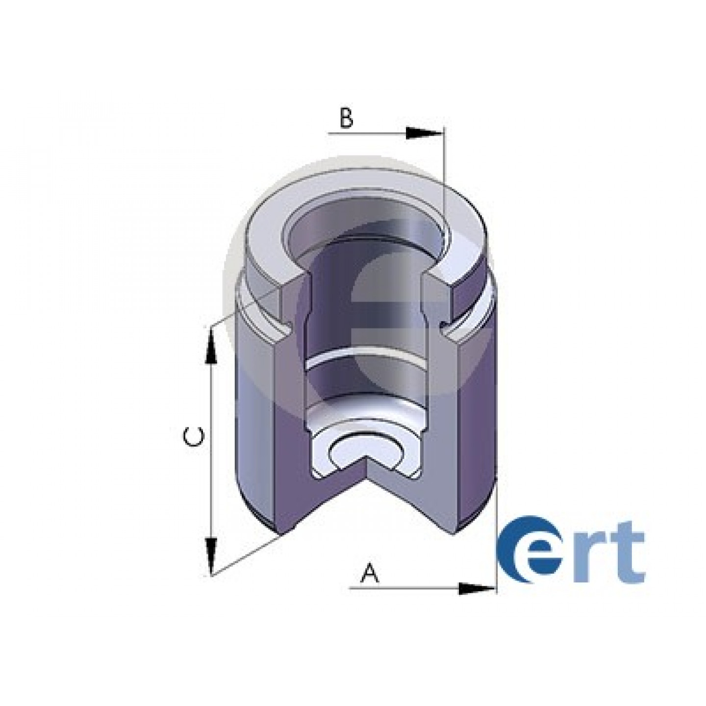 Piston, étrier de frein ERT 150582-C
