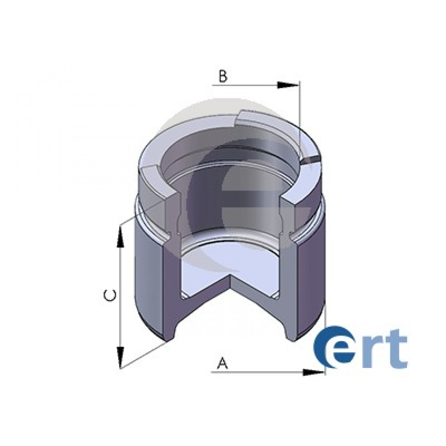 Piston, étrier de frein ERT 150291-C