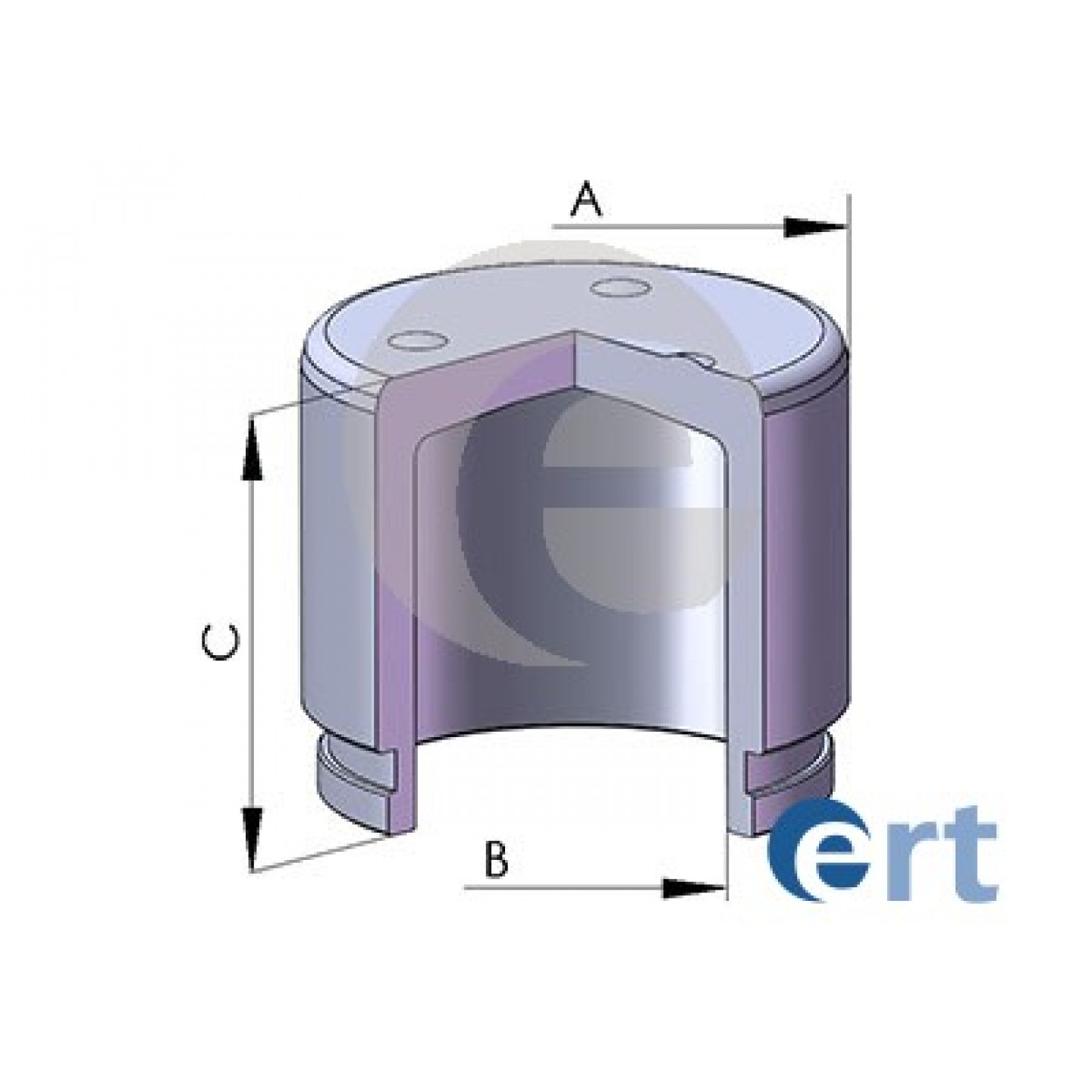 Piston, étrier de frein ERT 151035-C