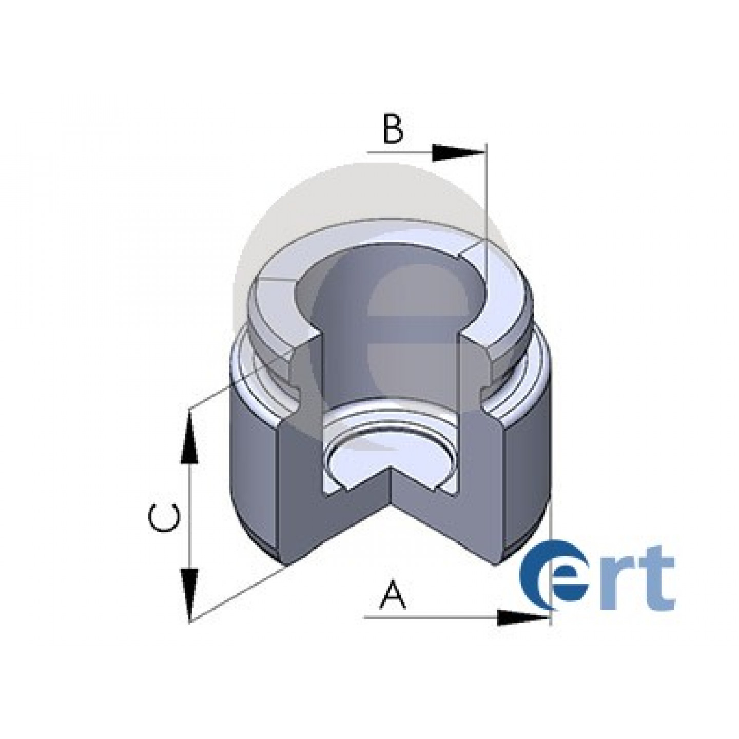 Piston, étrier de frein ERT 150269-C
