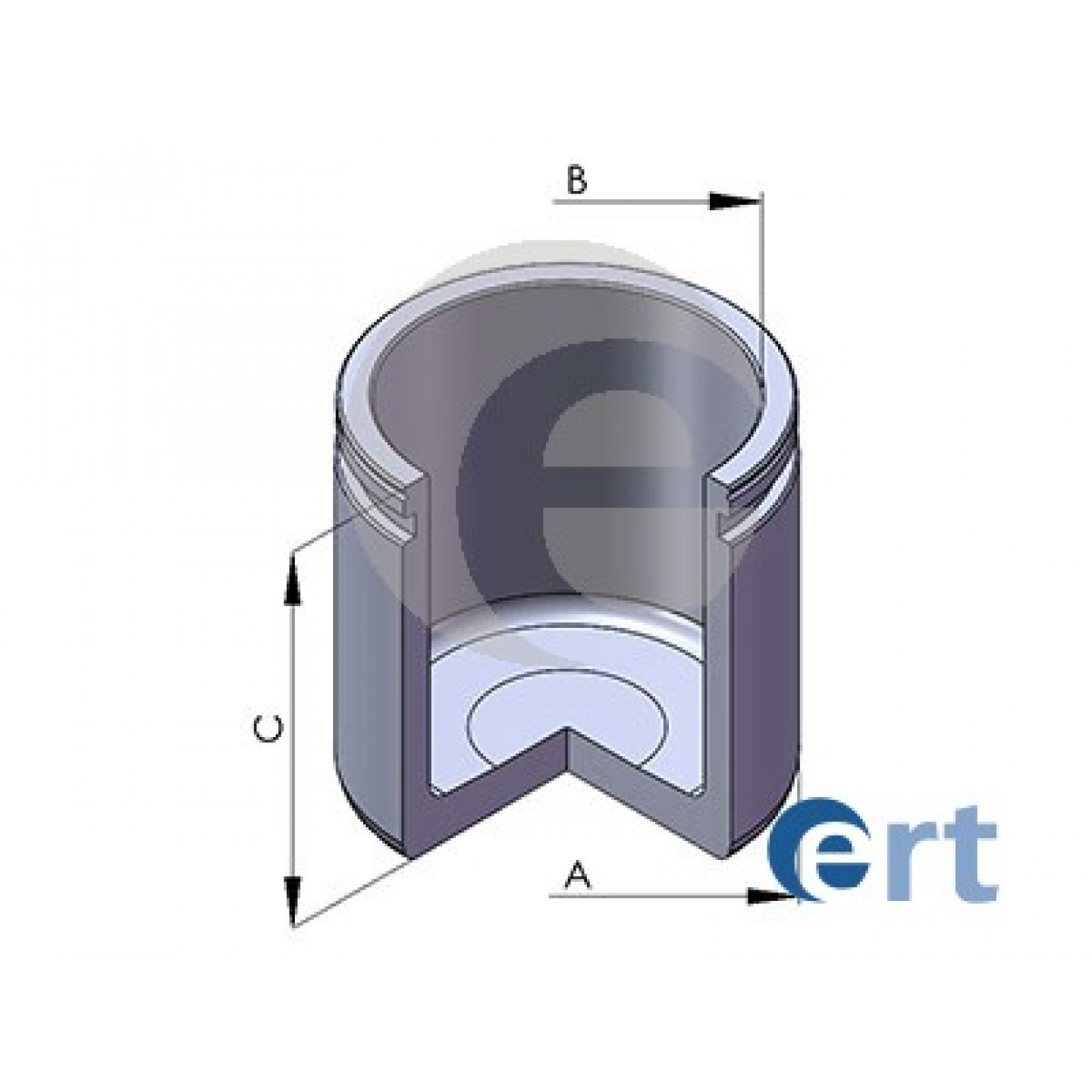 Piston, étrier de frein ERT 151234-C