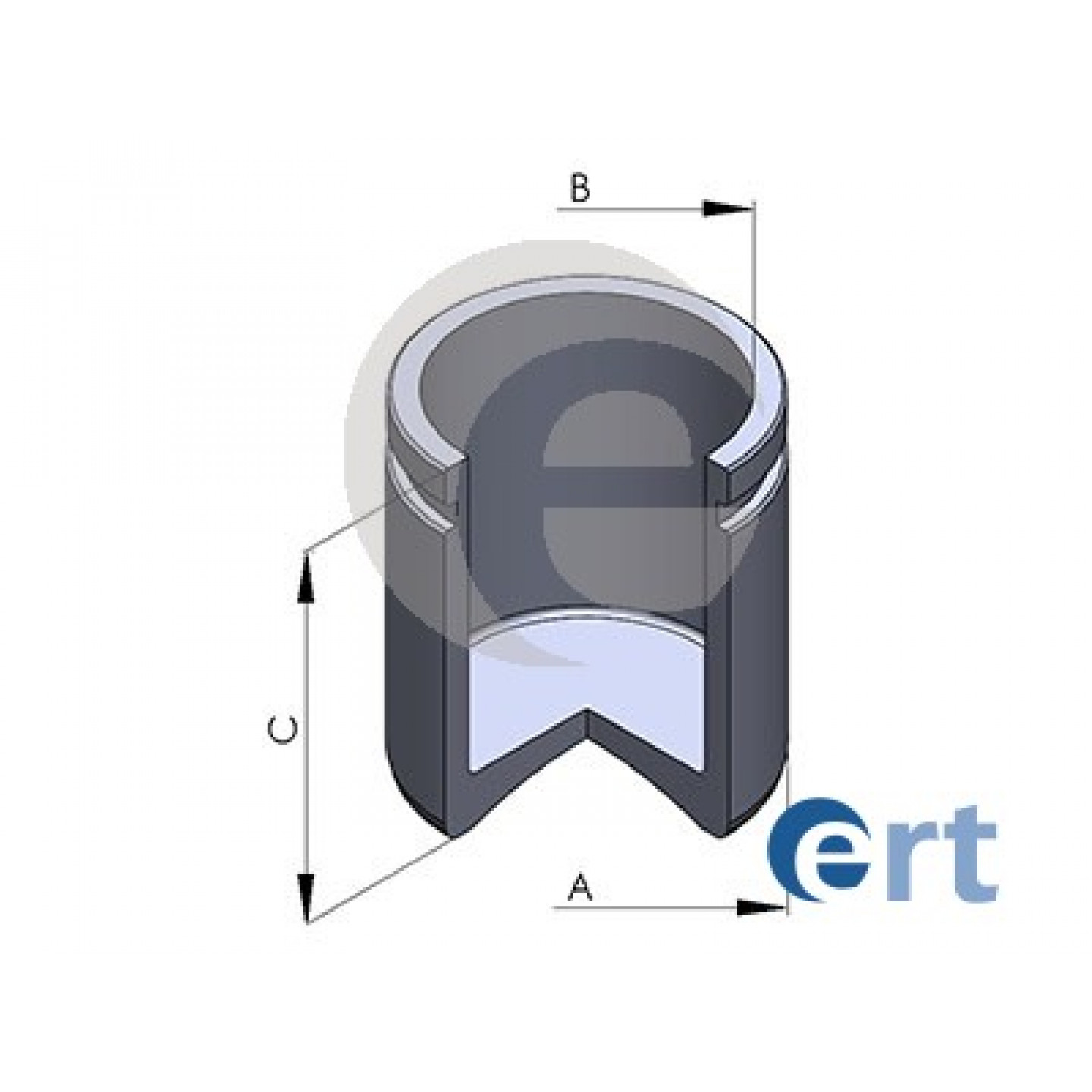 Piston, étrier de frein ERT 151306-C
