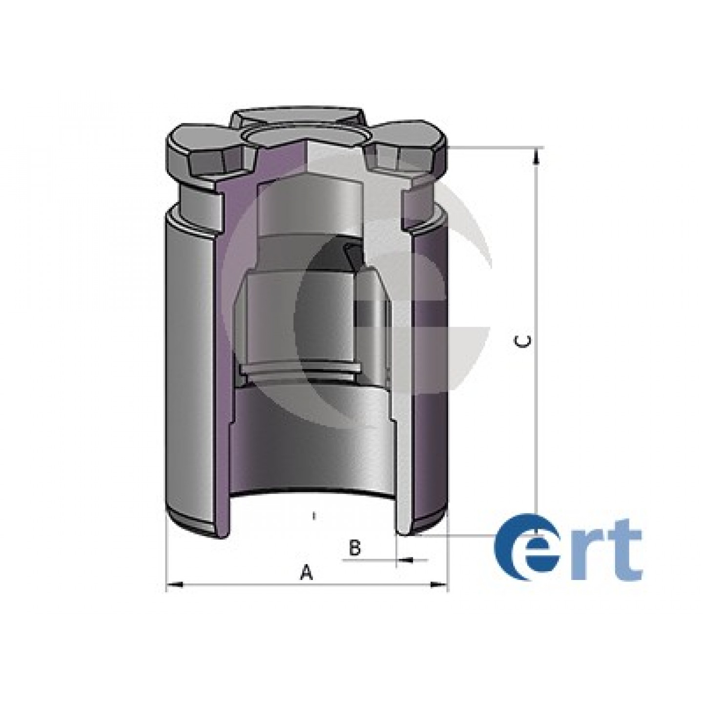 Piston, étrier de frein ERT 151316-C